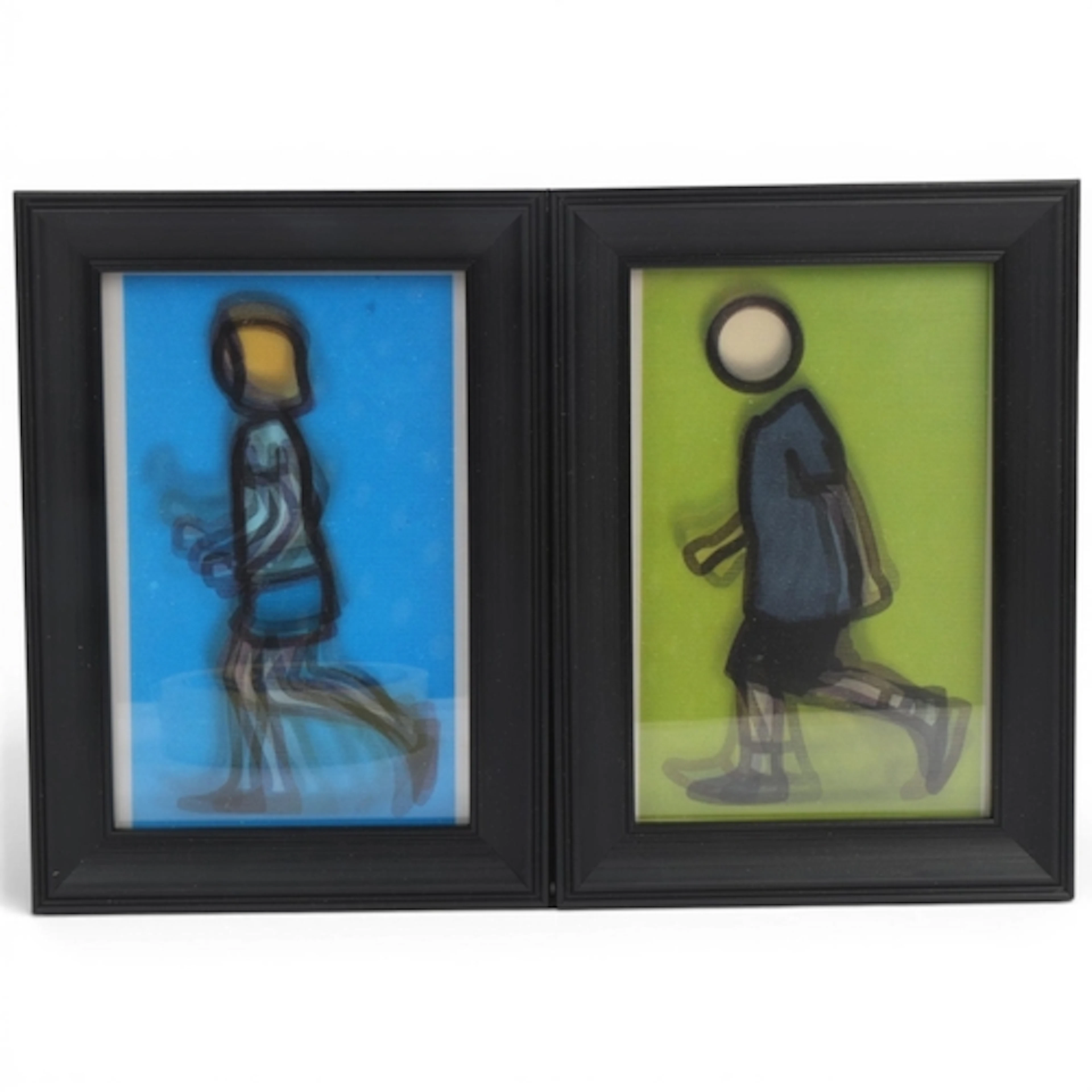JULIAN OPIE (b.1958), print in colours (lenticular - moving ...