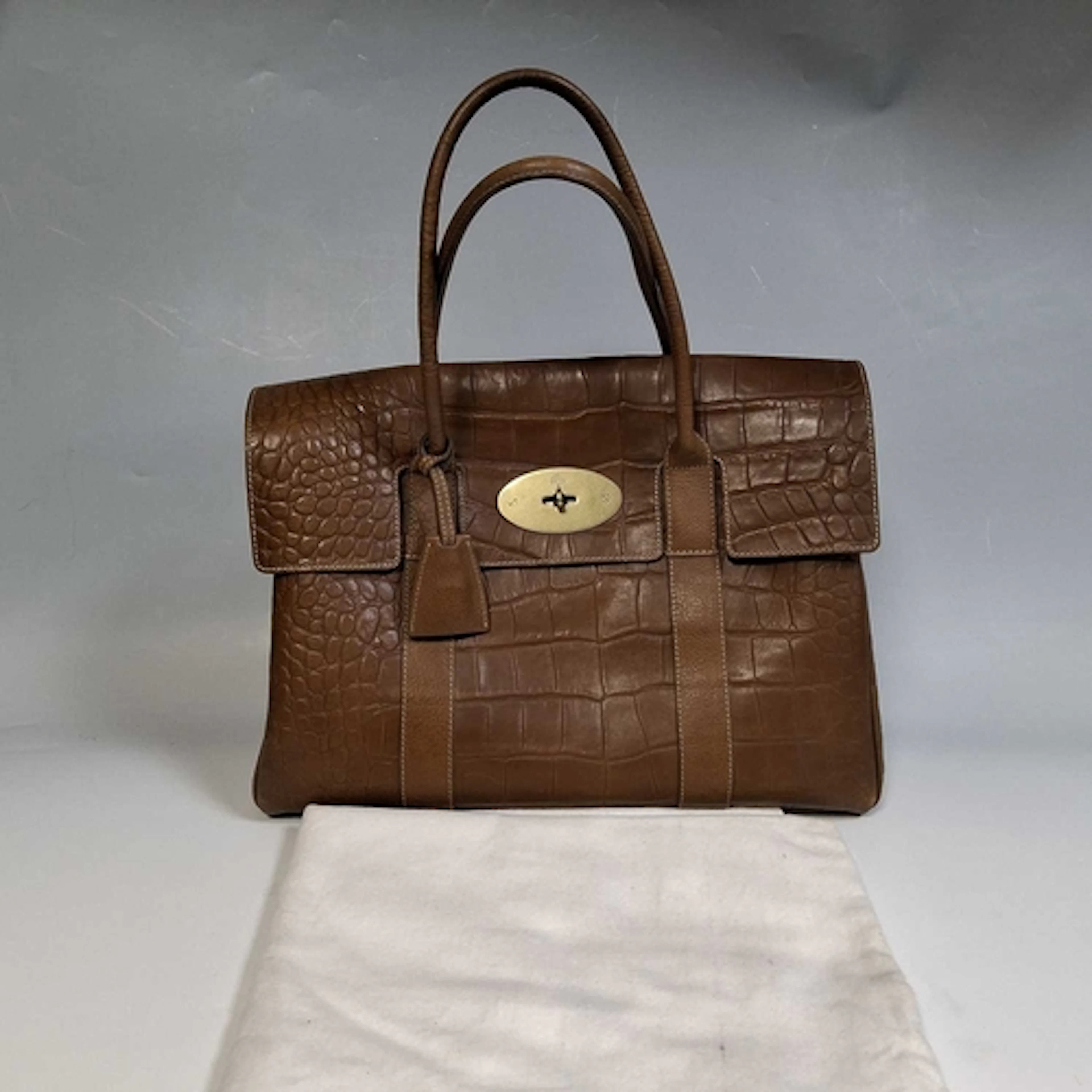 VINTAGE CLASSIC MULBERRY BAYSWATER HANDBAG, featured in a br...