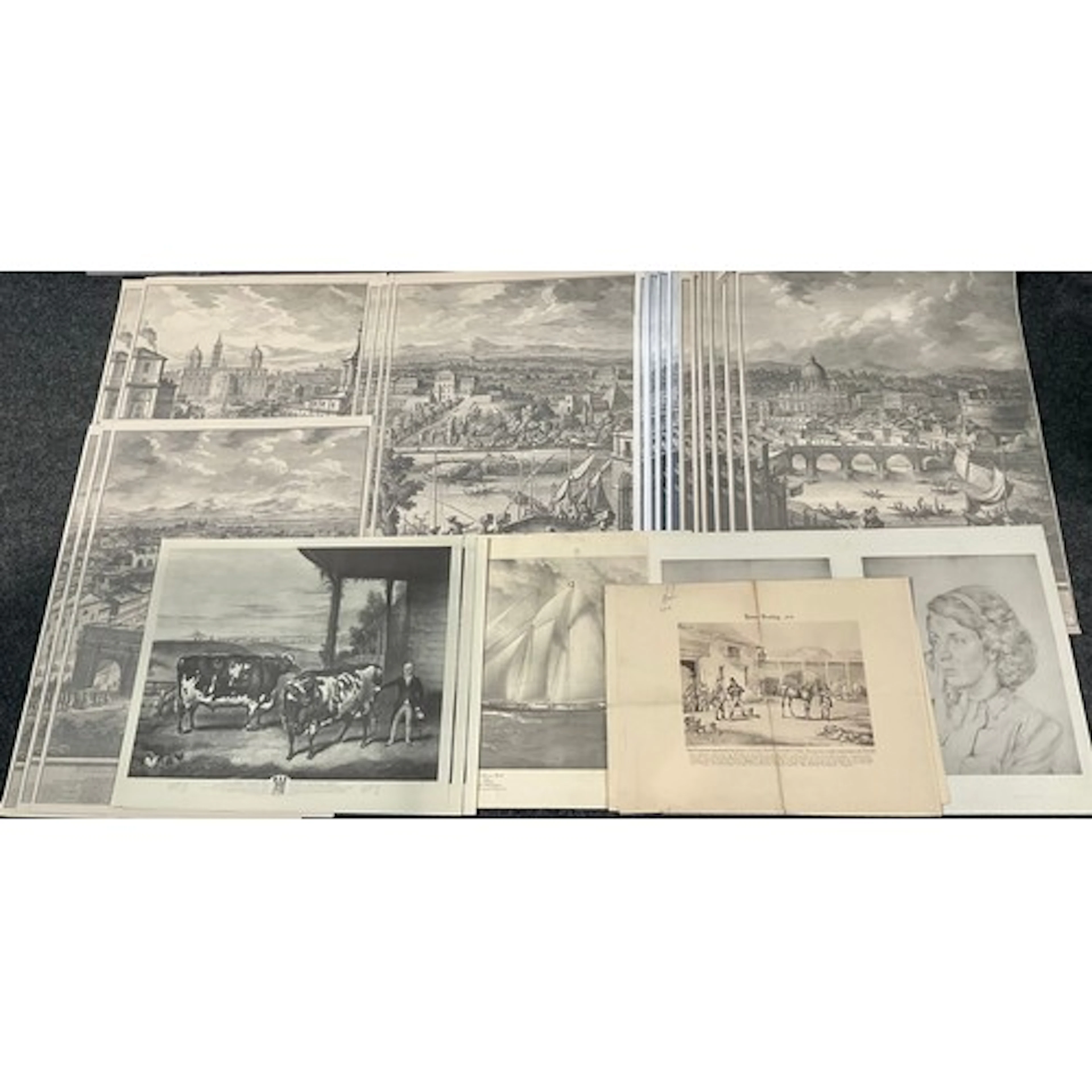 Decorative Prints - a portfolio of large Renaissance style p...