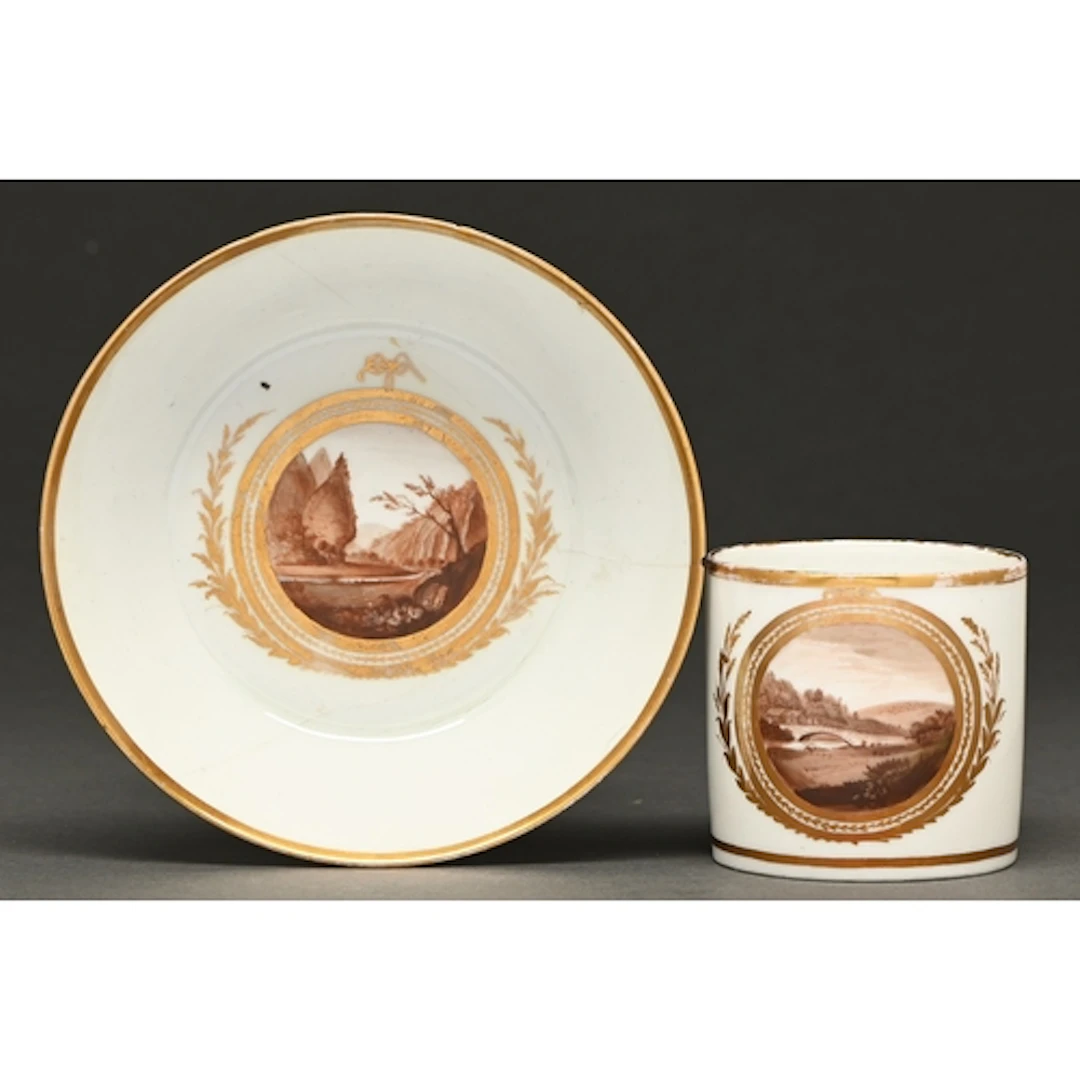 A matched La Courtille coffee can, Paris, and an English bon...