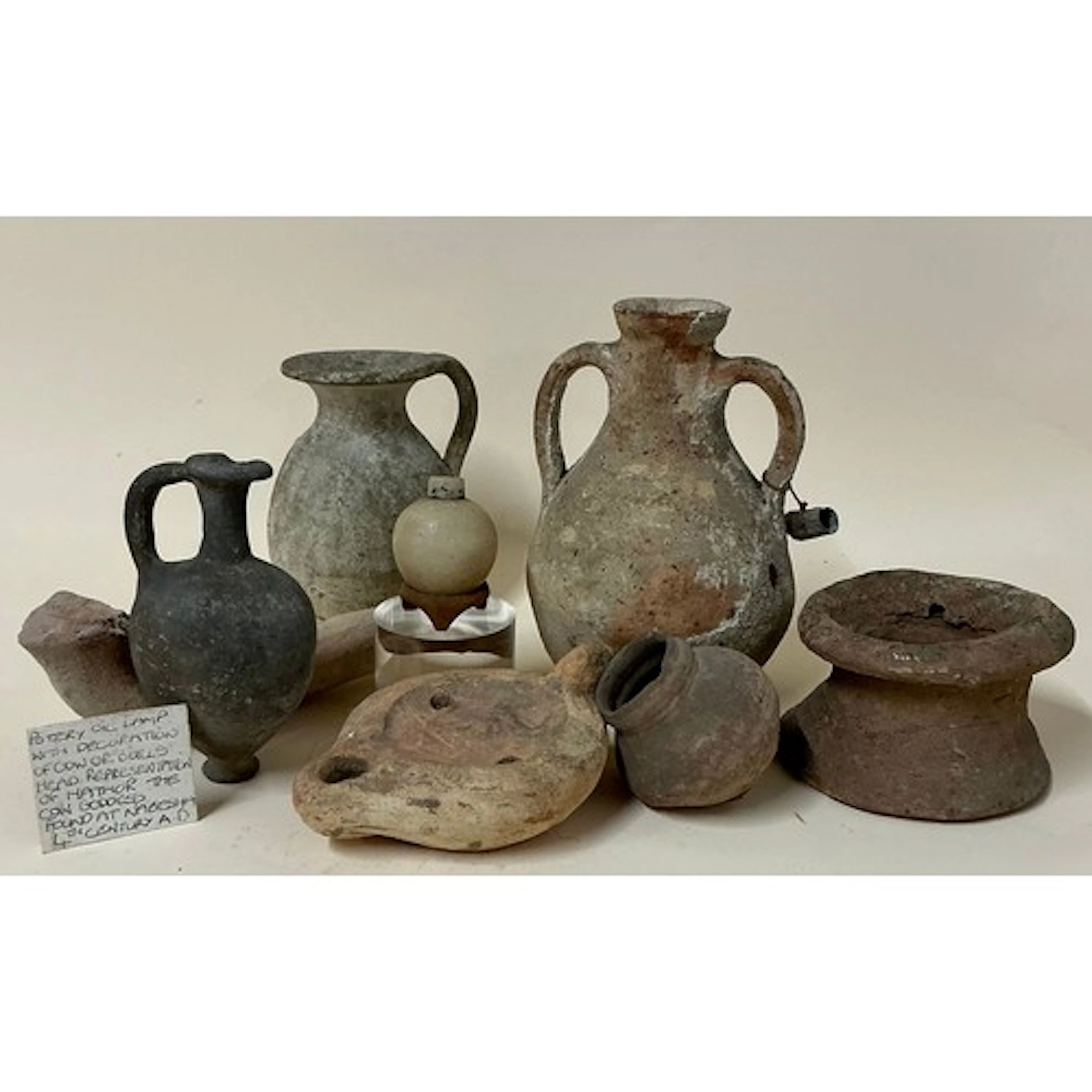 Antiquities & Egyptology - A group of utilitarian wares incl...