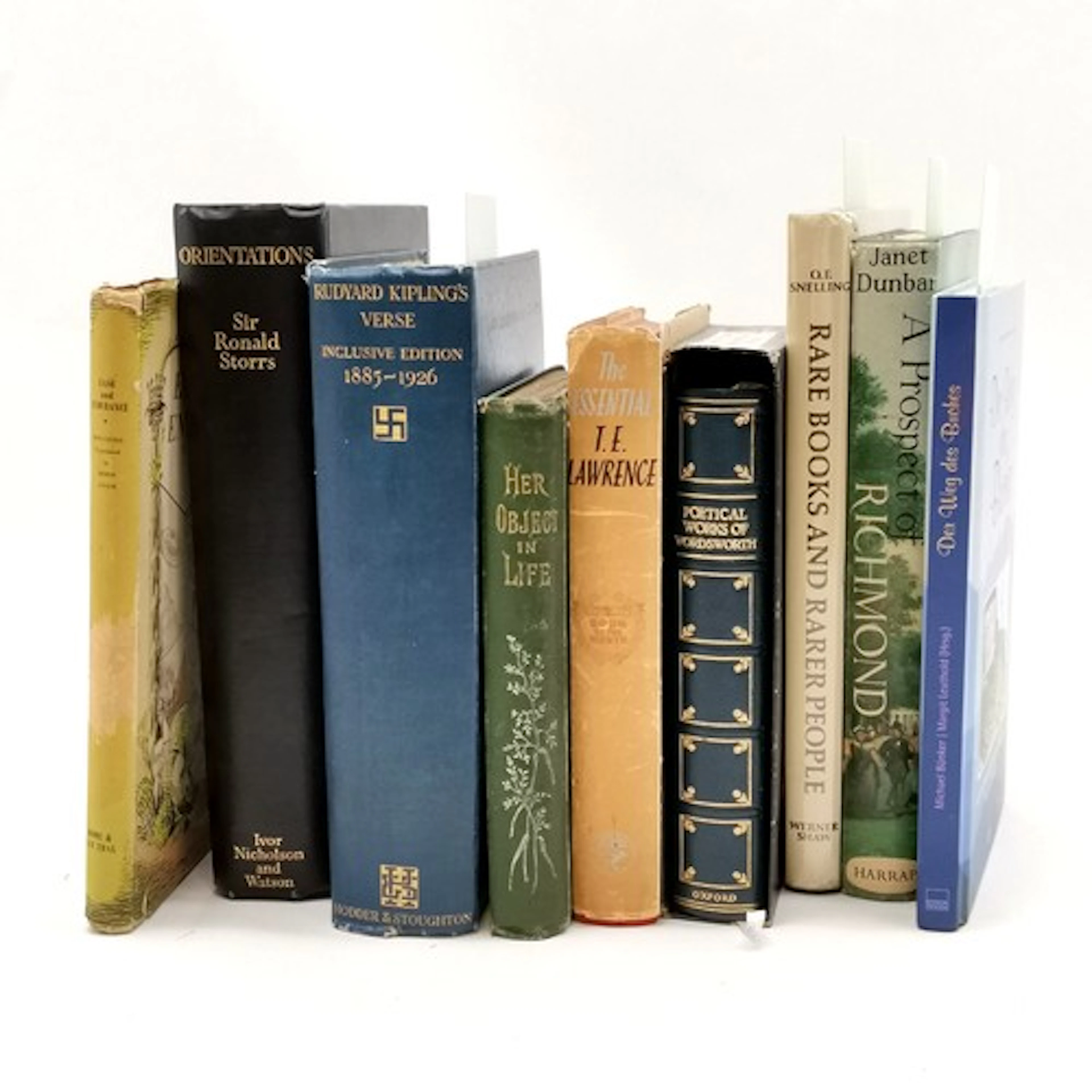 3 x hand signed books - 1982 O F Snelling, 1966 Janet Dunbar...