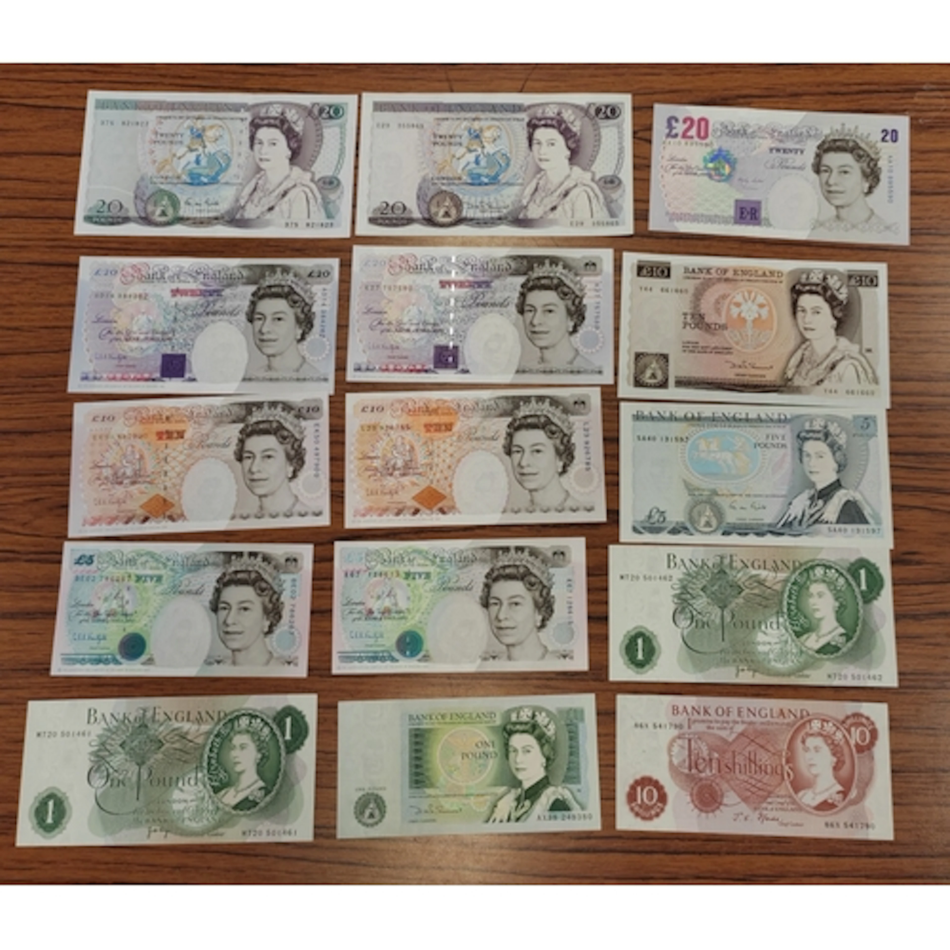 Collection with £20 Somerset E29, Giles 37S, Kentfield (2), ...