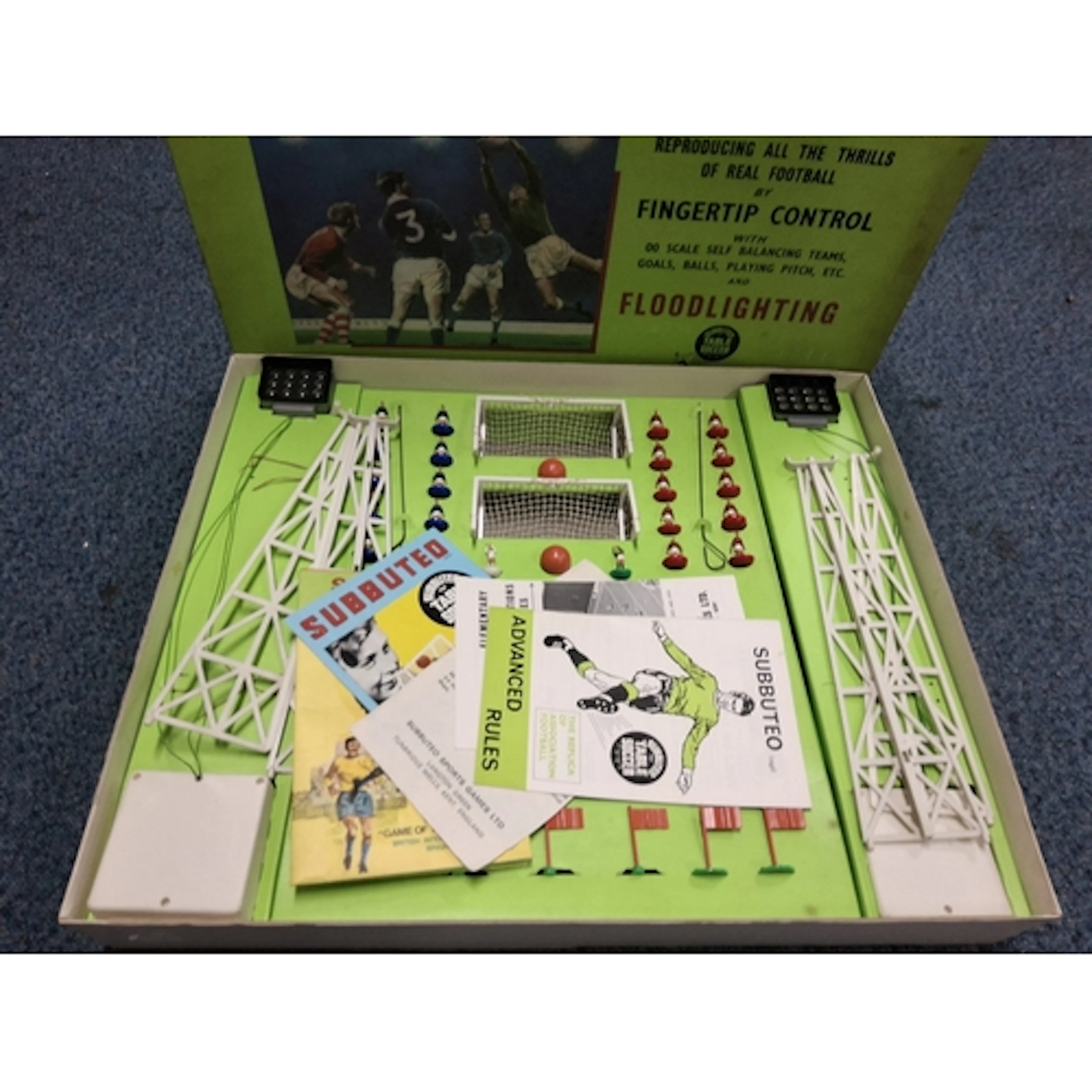 A SUBBUTEO 'CONTINENTAL FLOODLIGHTING EDITION' TABLE SOCCER ...