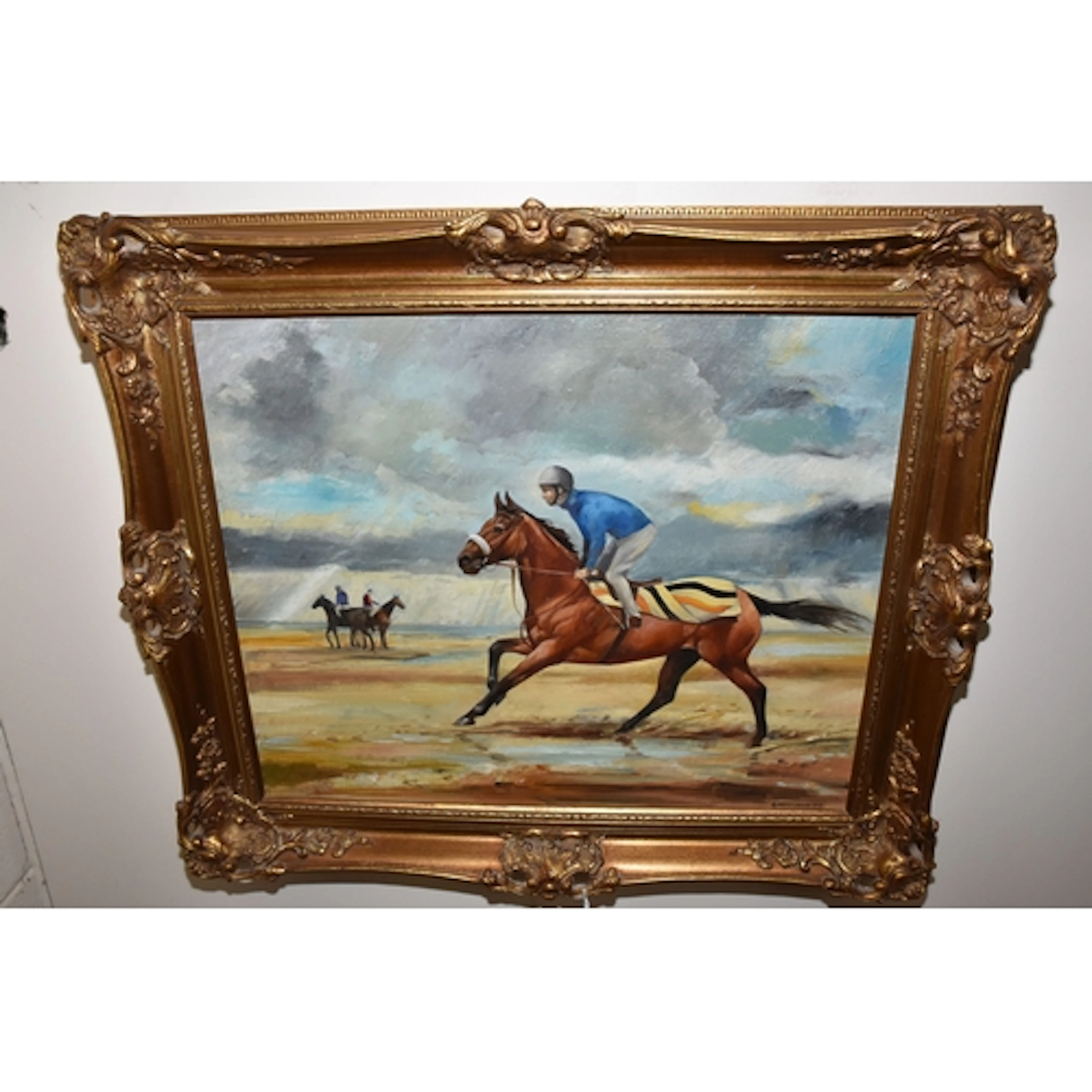D. MINCHIN (20TH CENTURY) RED RUM & TOMMY STARK, a copy of t...