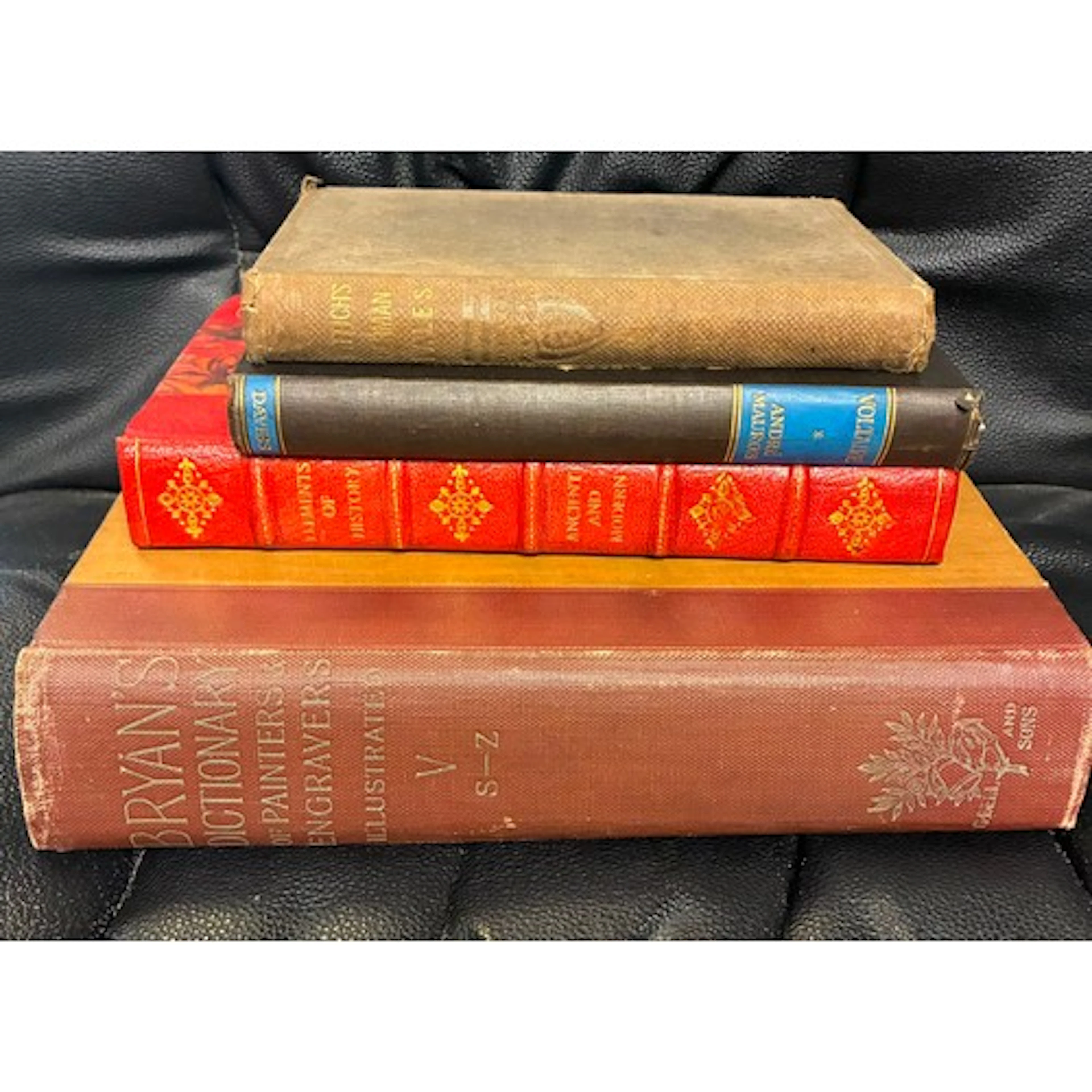 Books - A collection of antiquarian type volumes to include...
