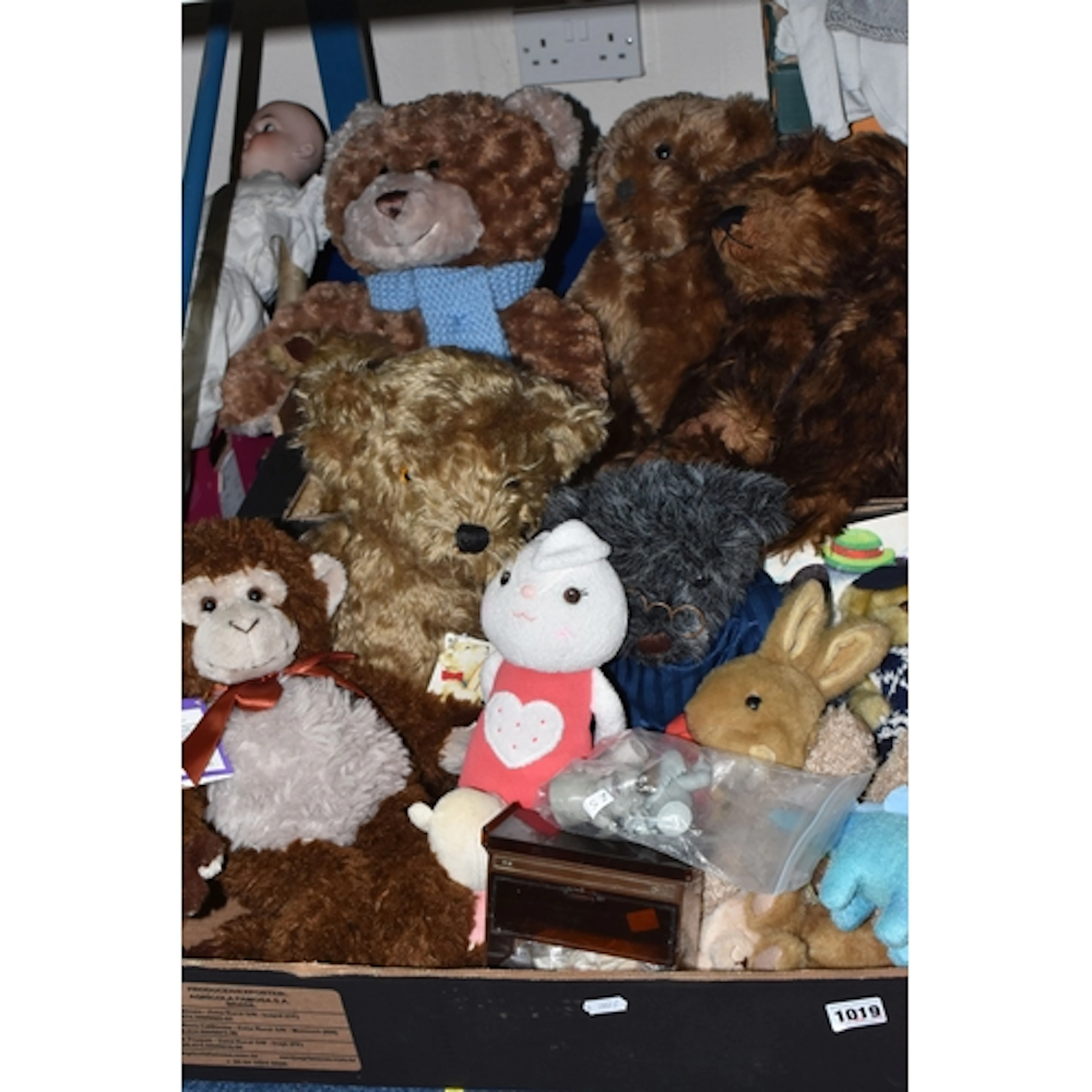 TWO BOXES OF VINTAGE PLUSH TOYS, to include a limited editio...