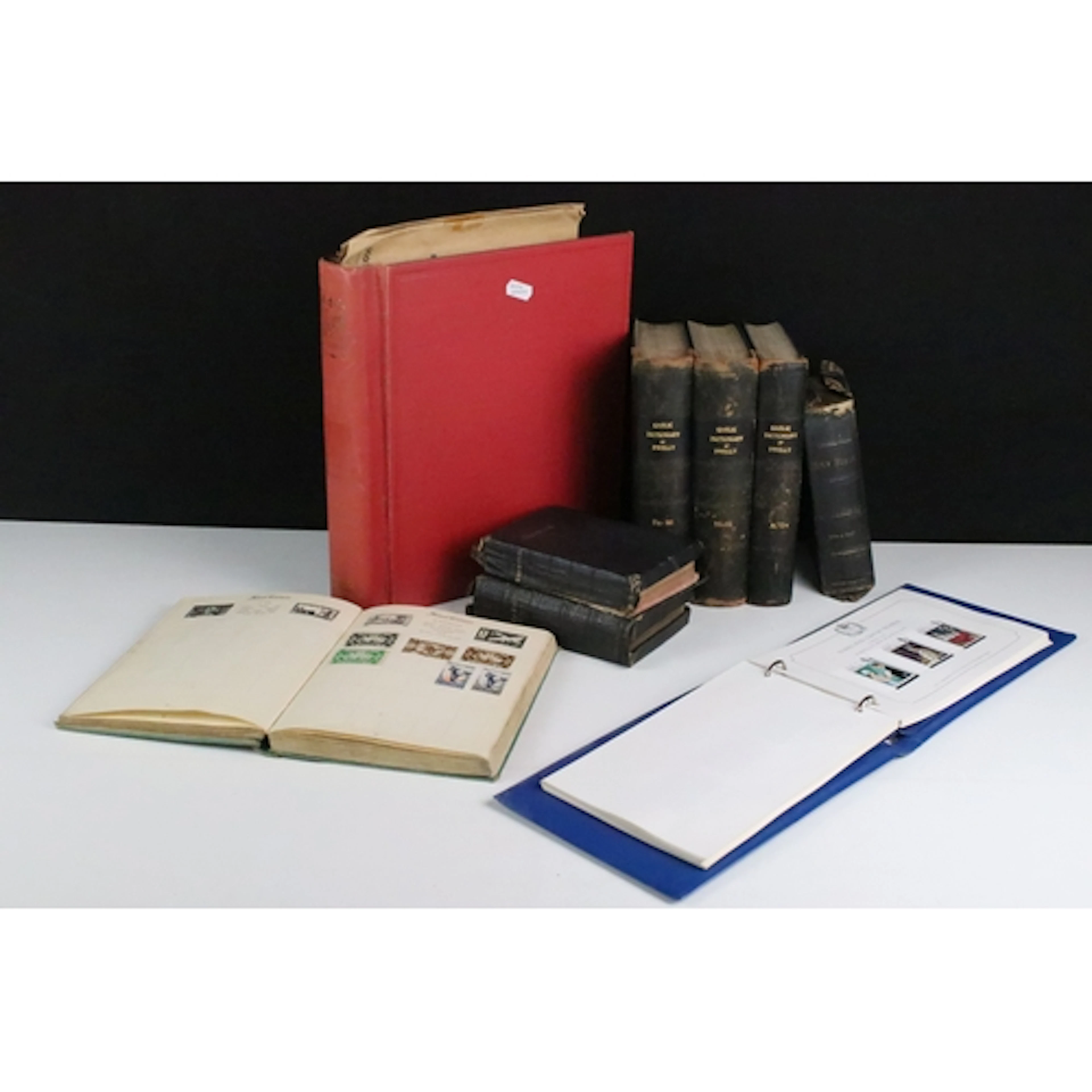 Collection of ephemera, to include: a stamp album containing...