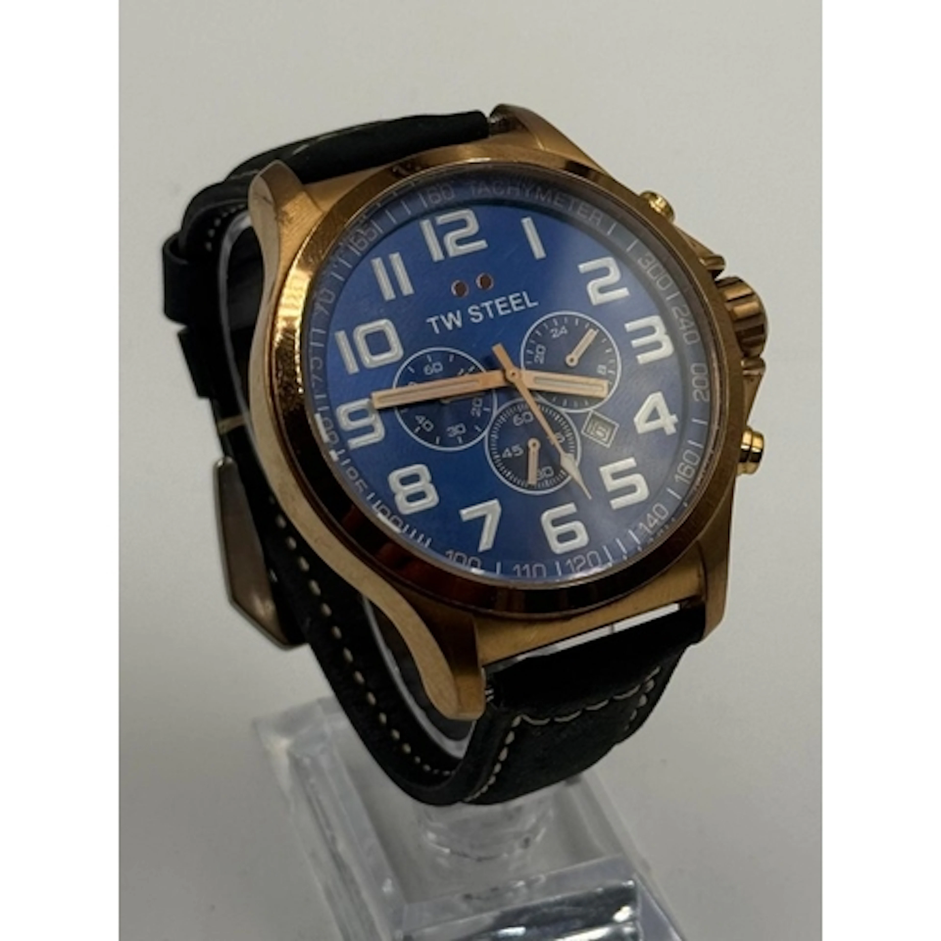 A TW Steel Pilot Chronograph Wristwatch. in a rose gold P.V....