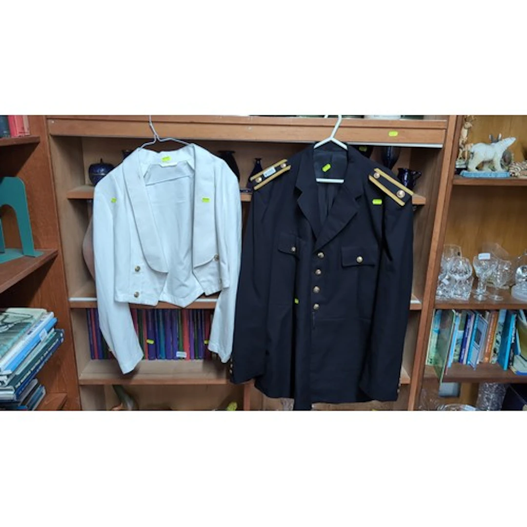 Danish Police and Royal Navy Lieutenant tropical mess jacket...