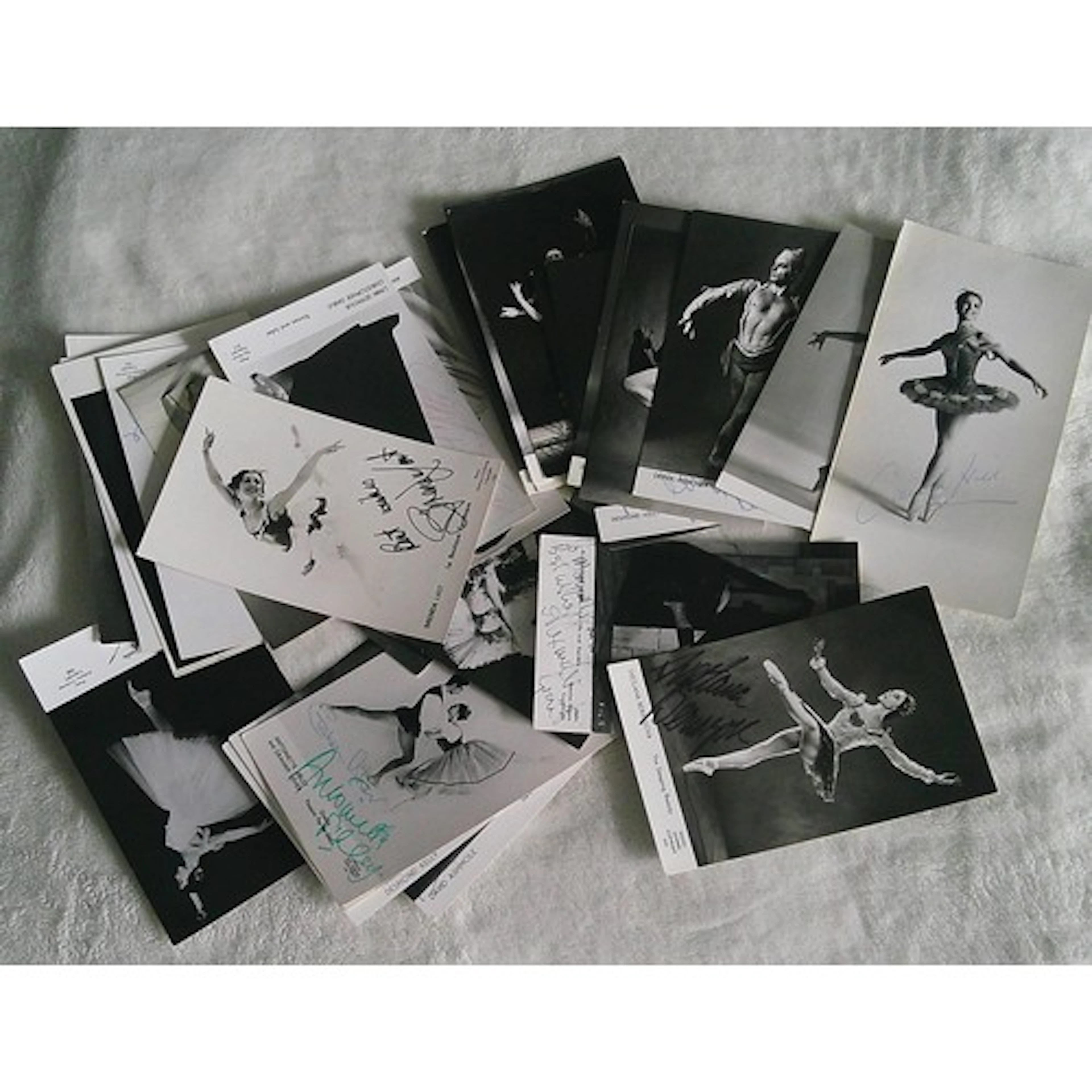 Over 30 Royal Ballet signed photographs mainly late 1960s in...
