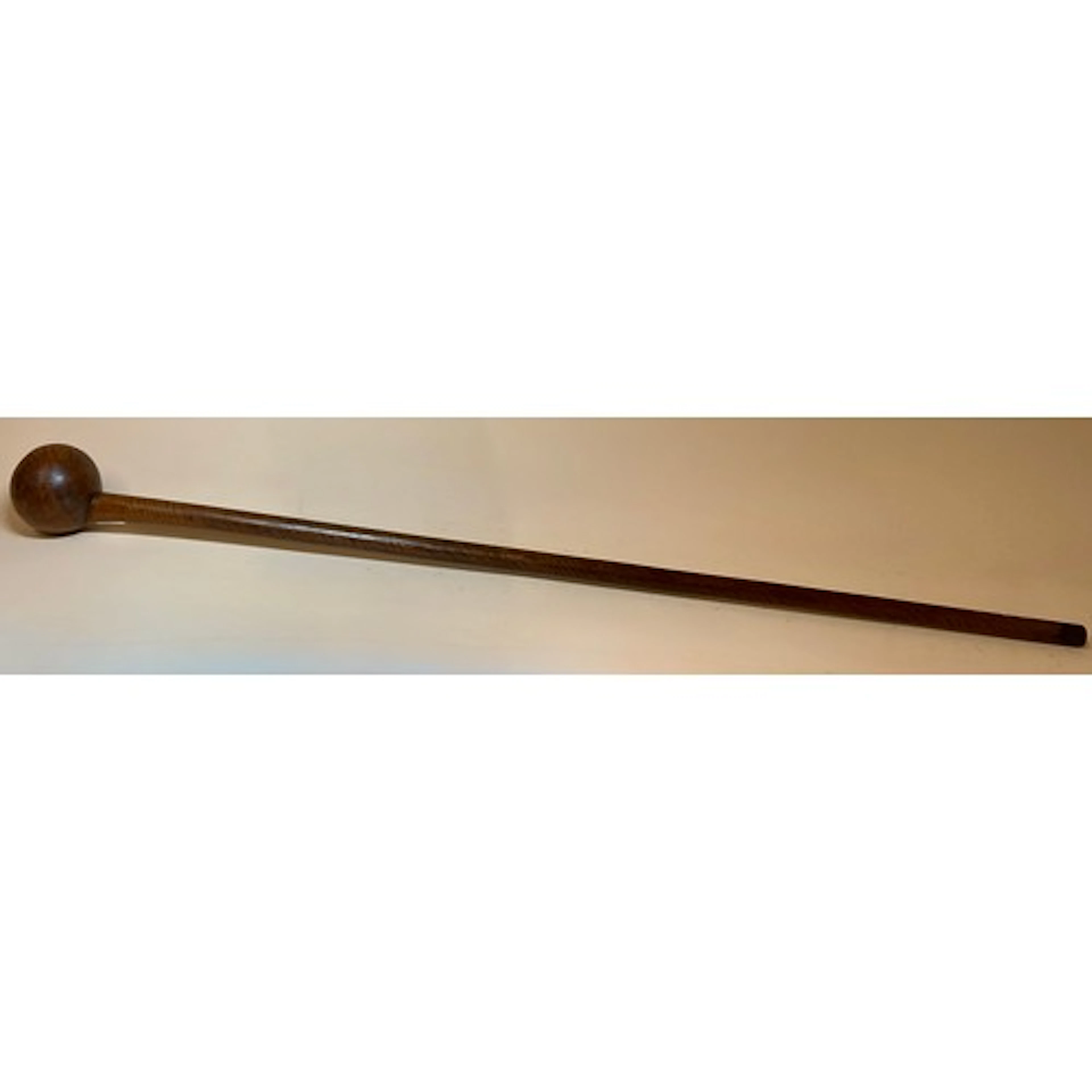 Tribal Art - an African hardwood iwisa or knobkerrie, with b...
