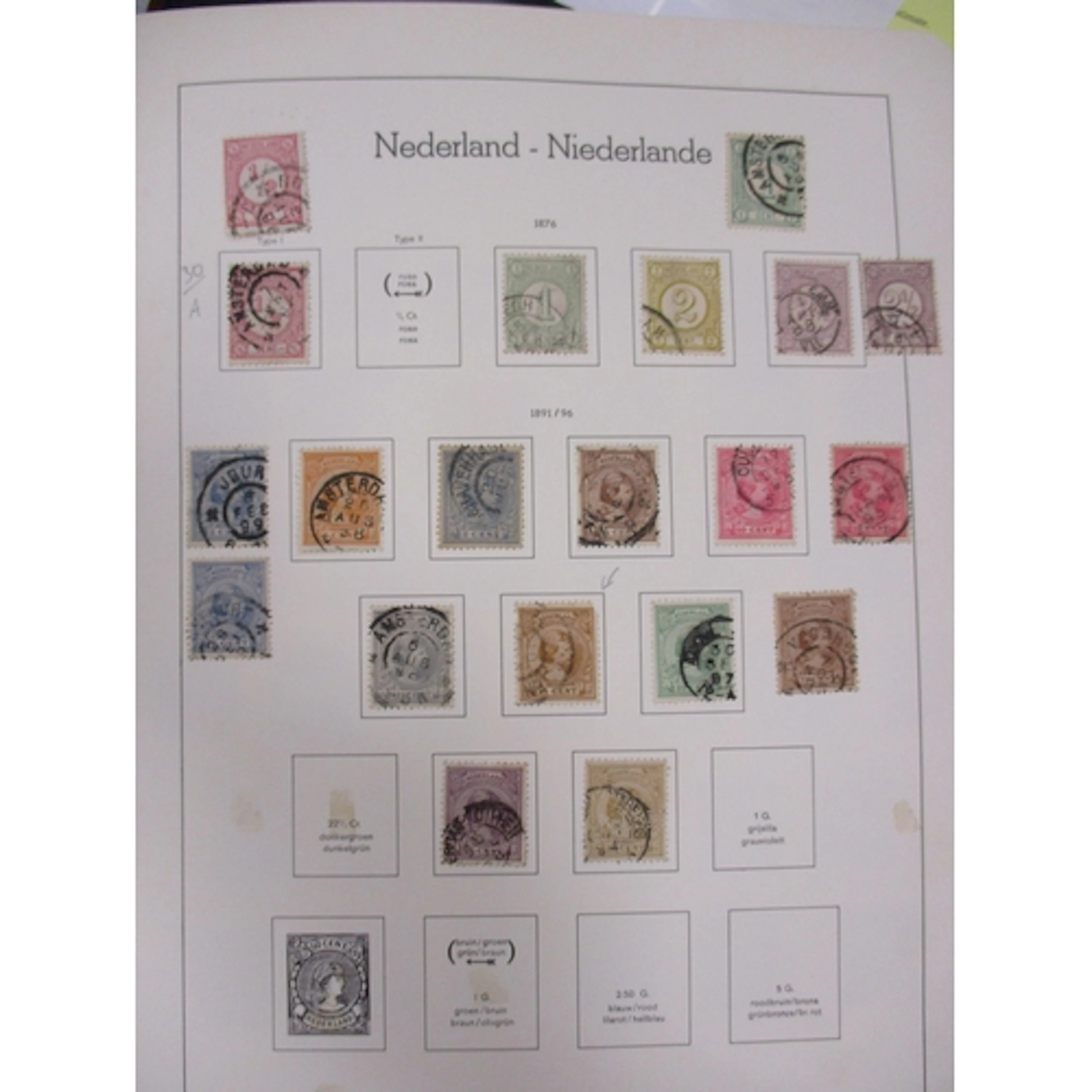 A collection of mint and used European material in 7 vols in...