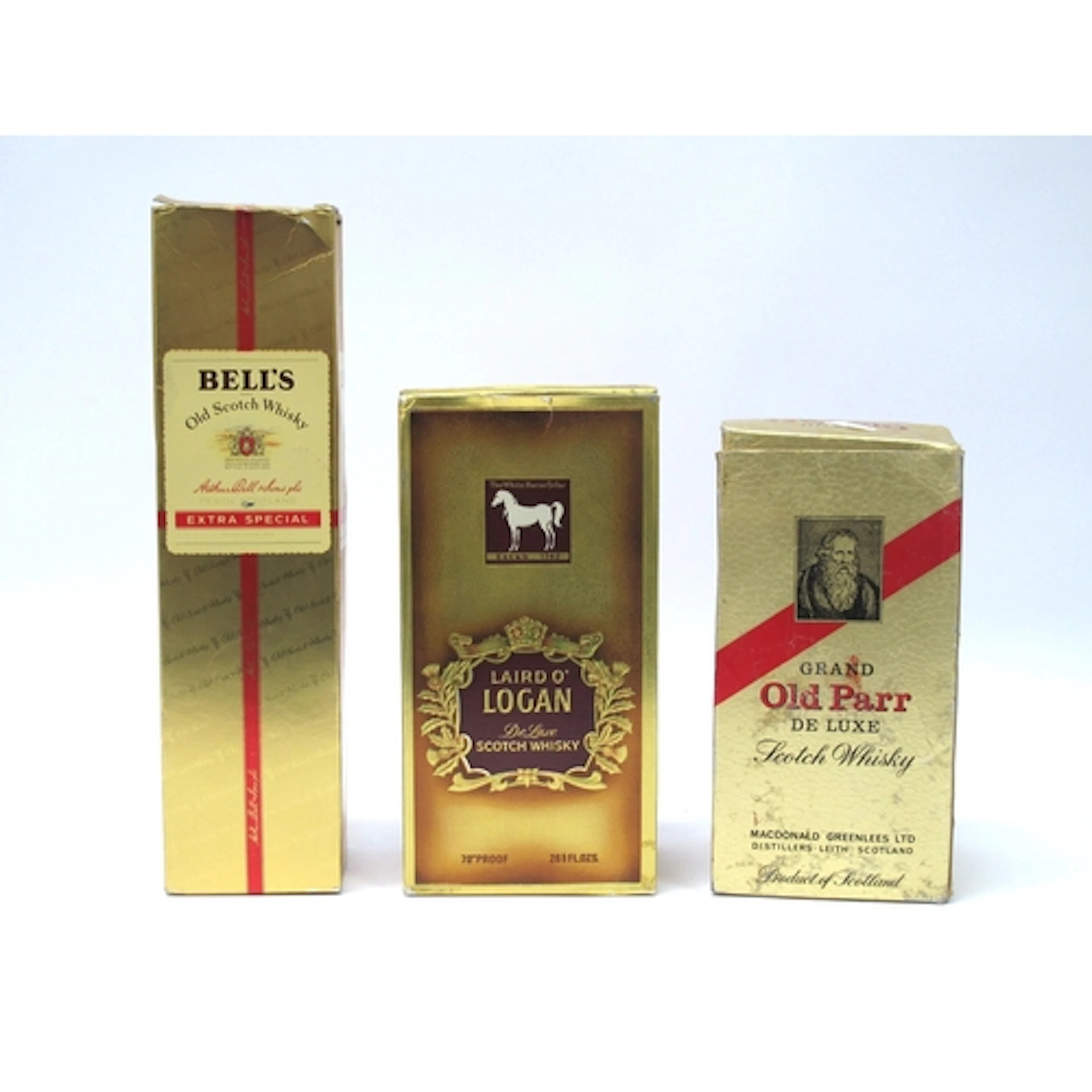 Whisky - Bell's Extra Special Old Scotch Whisky; Laird O'Log...