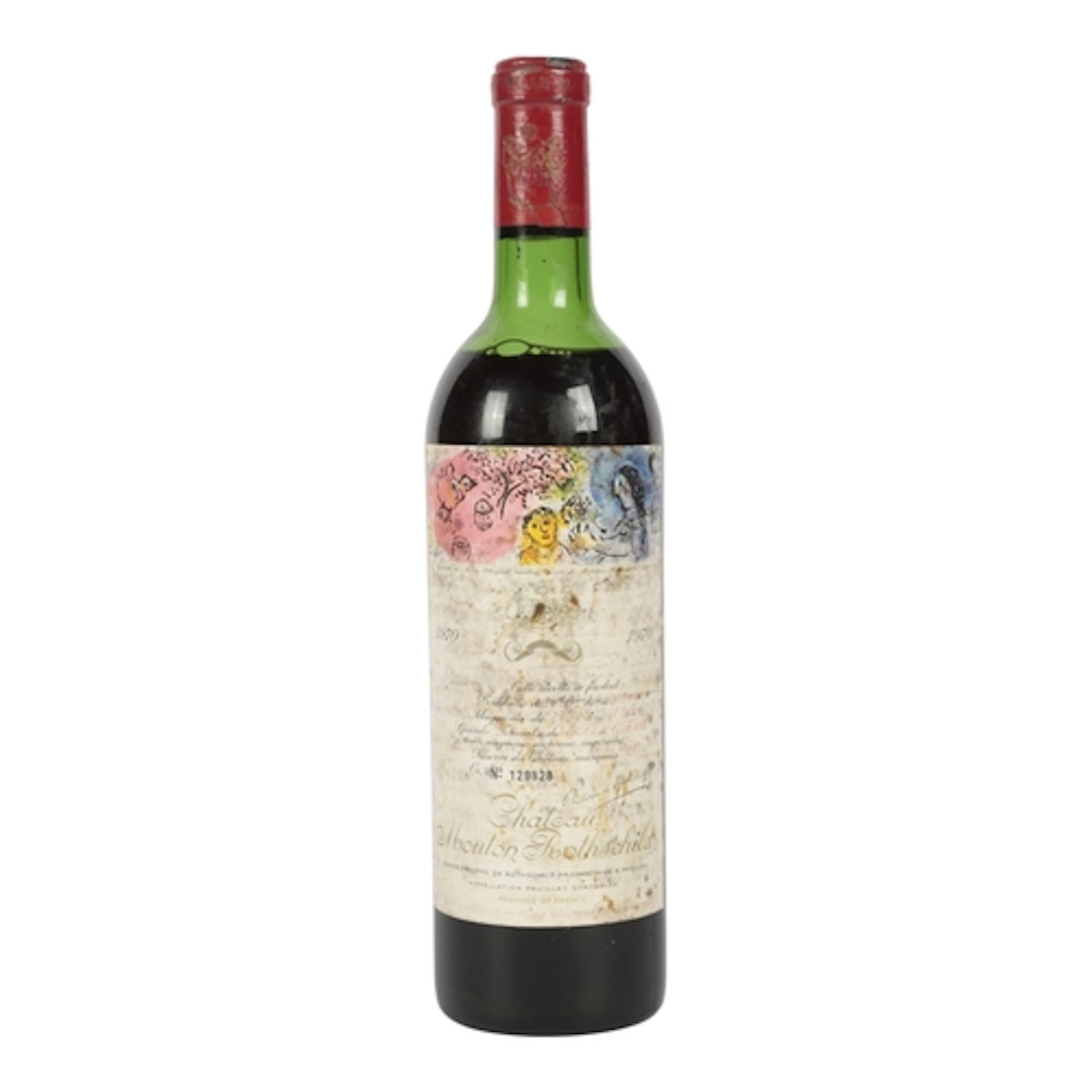 1970 Chateau Mouton Rothschild Pauillac, France with label i...