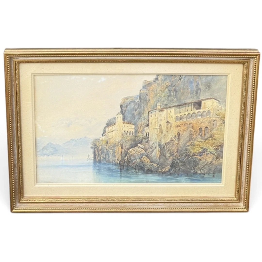LATE 19TH CENTURY: SANTA CATERINA DEL SASSO, LAKE MAGGIORE, ...