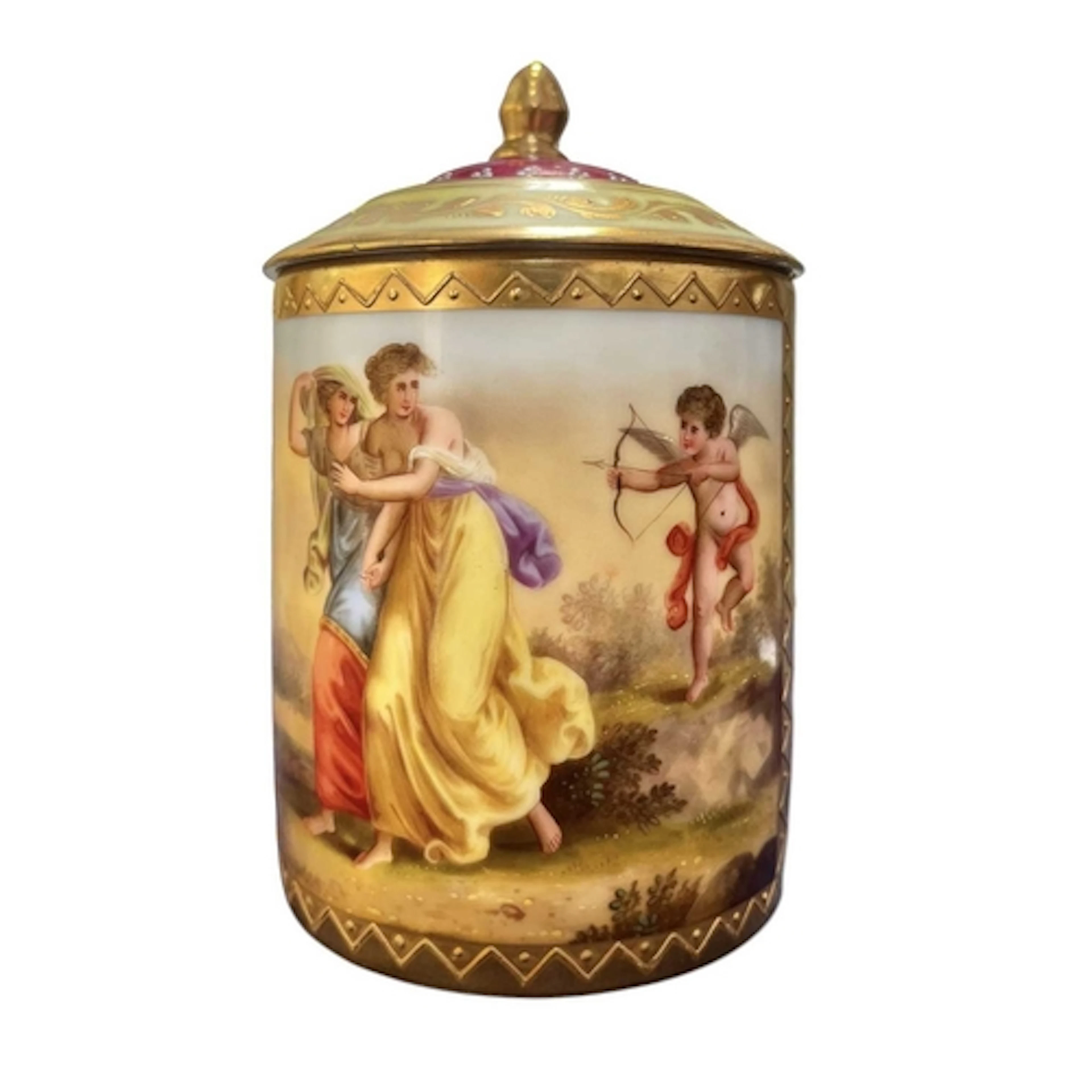 A German Royal Vienna Porcelain 19th century mythological ha...