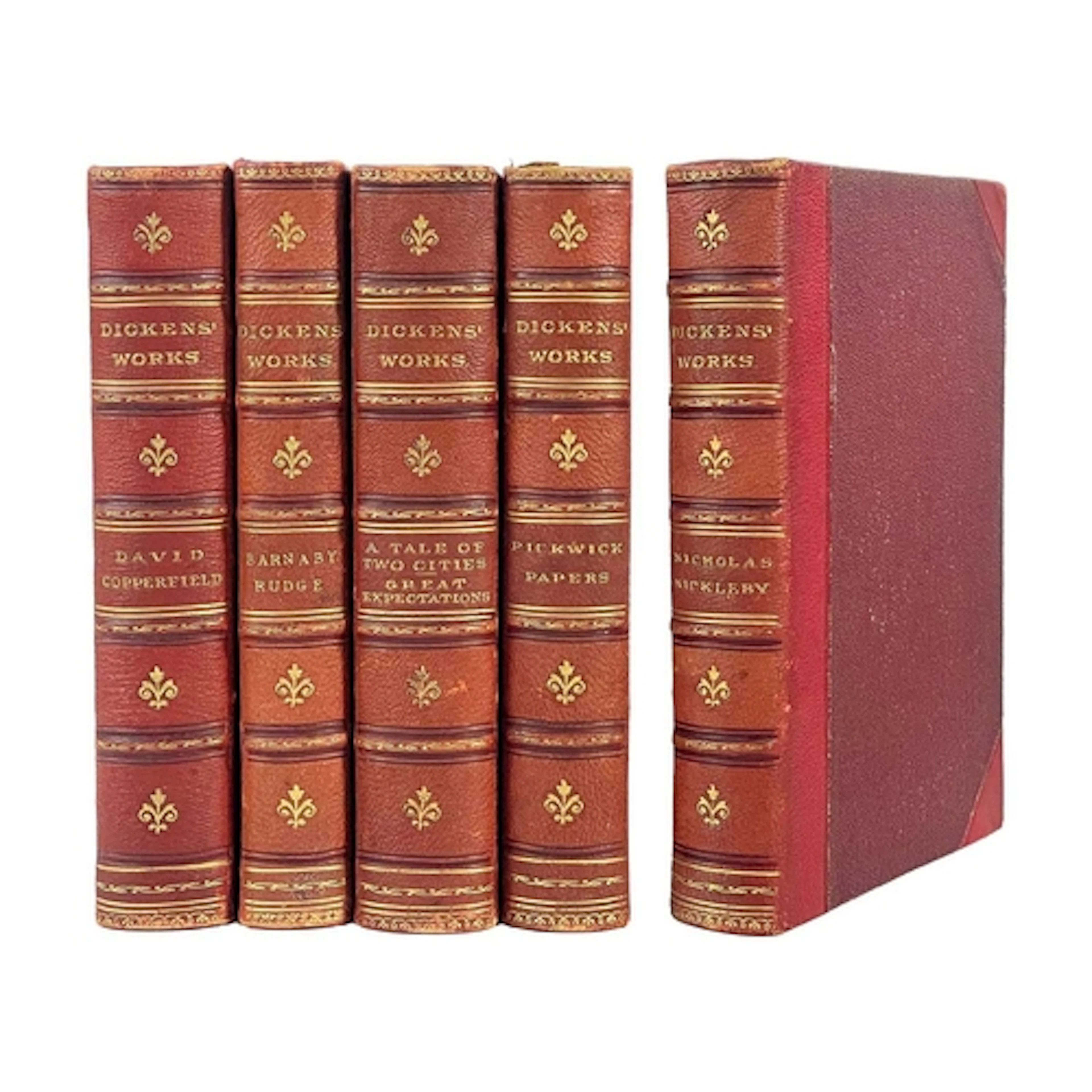 Charles Dickens Five works Includes 'A Tale of Two Cities & ...