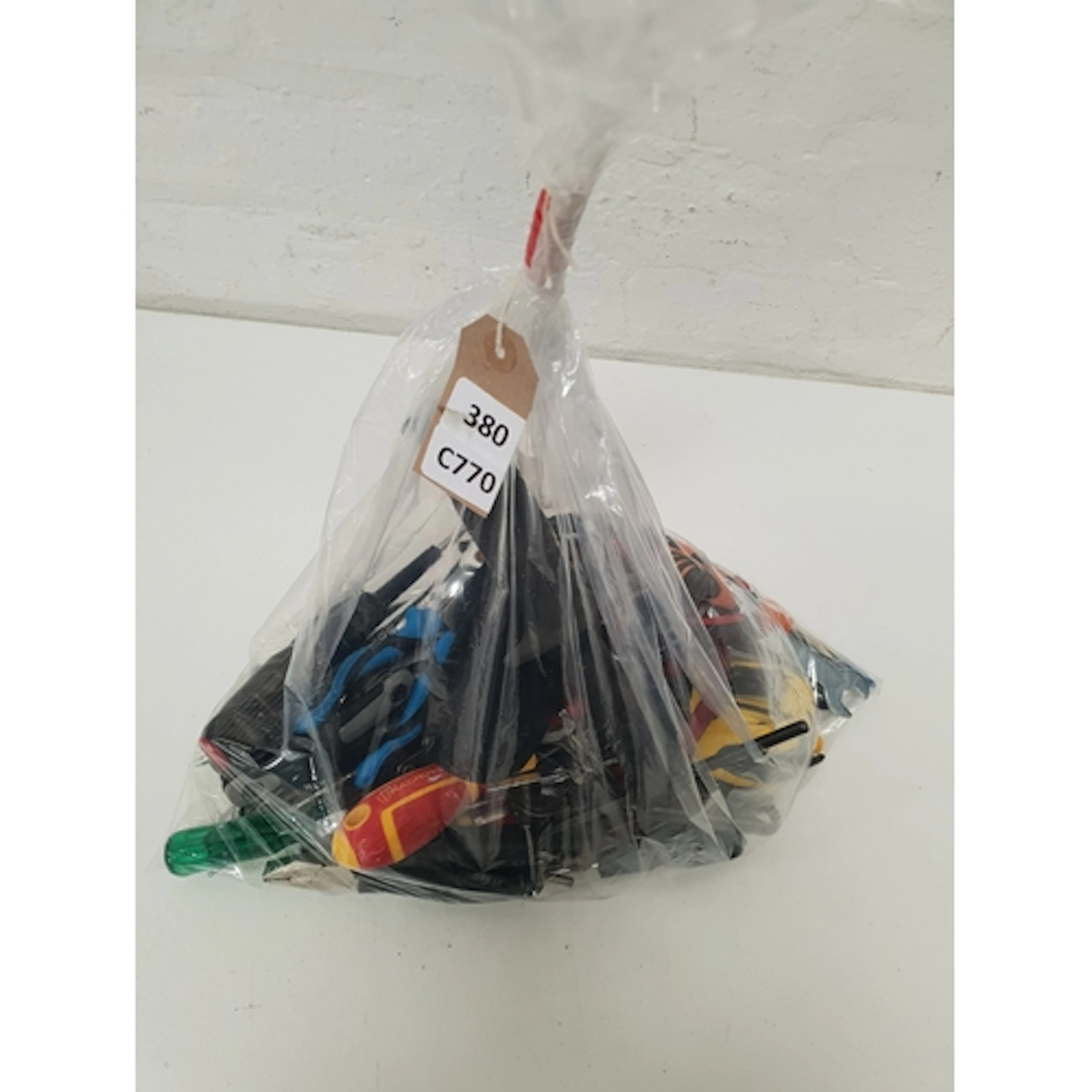 ONE BAG OF MIXED TOOLS including screwdrivers and drill bits...