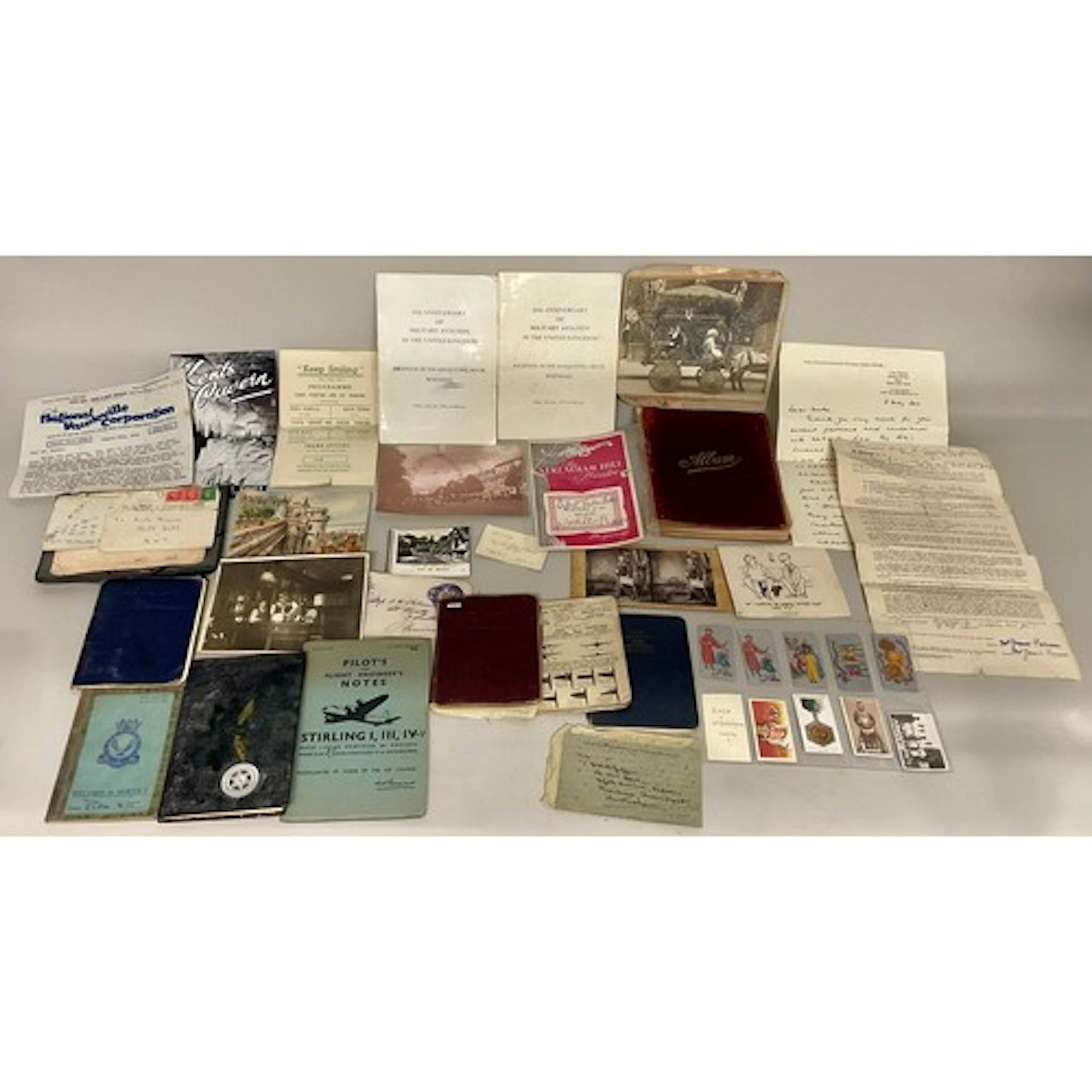 Ephemera - various, mainly aeronautical related, including a...