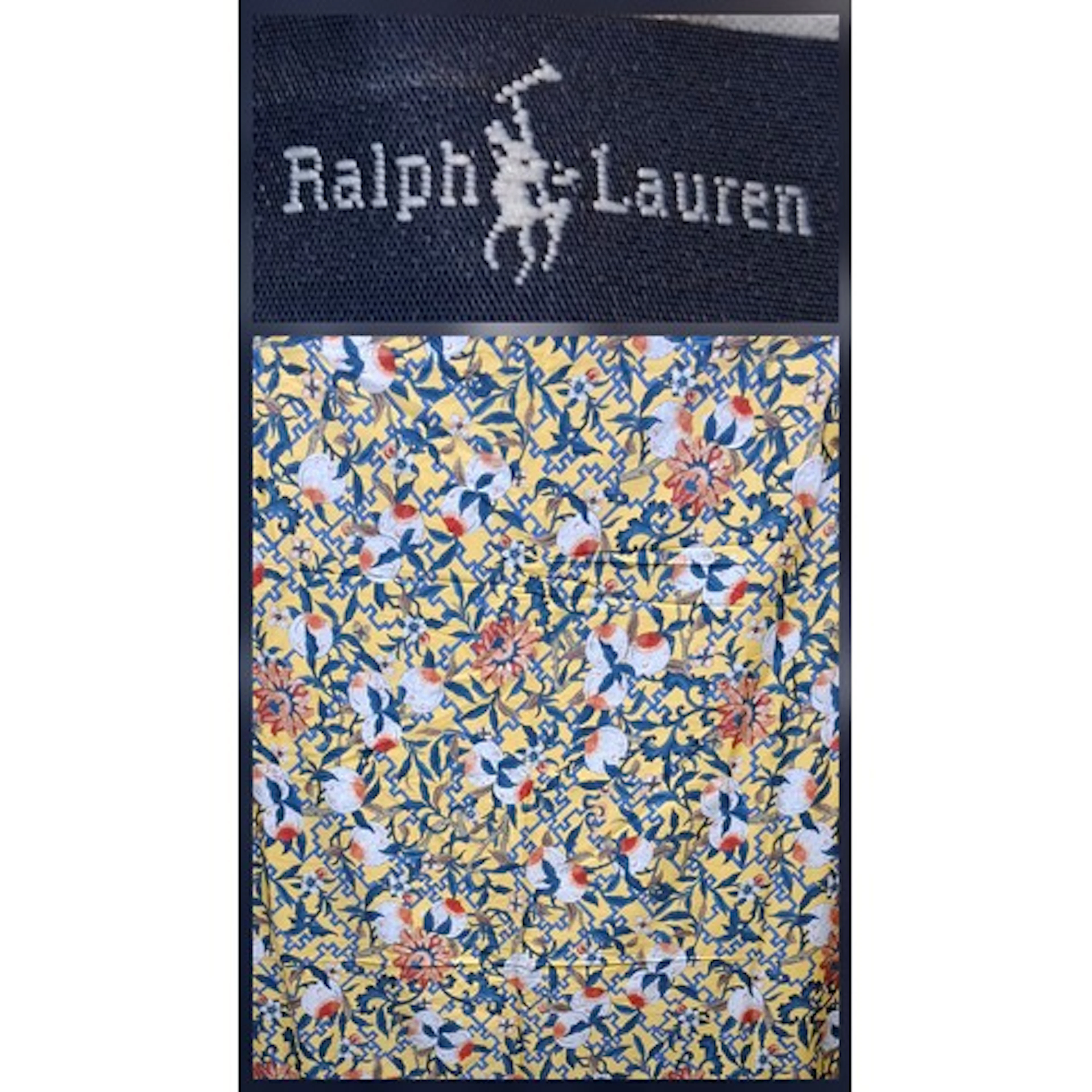 Ralph Lauren-A yellow ground cotton sateen single duvet cove...
