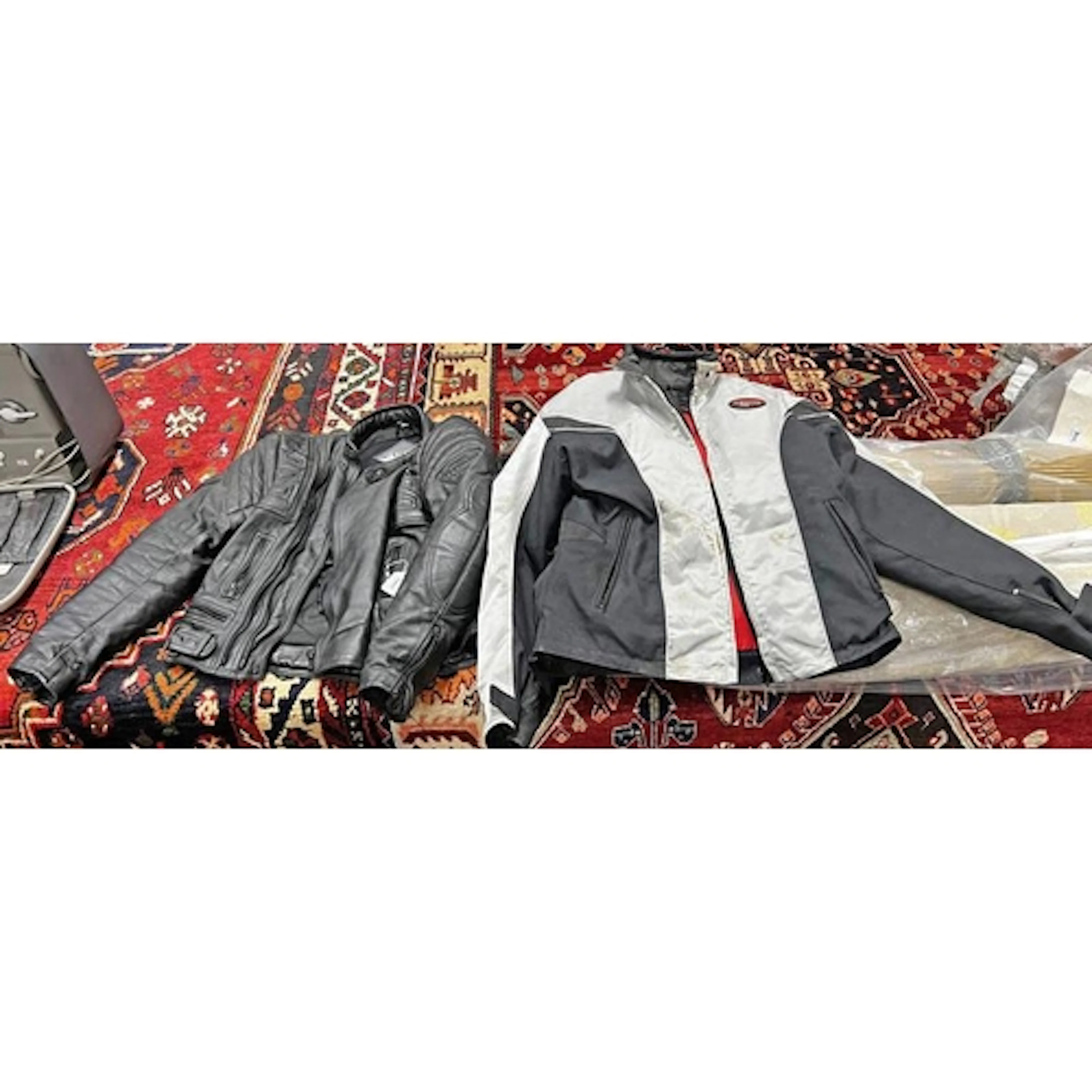 AKITO TITAN PLUS MOTORBIKE JACKET AND A LEWIS LADY MOTORBIKE...