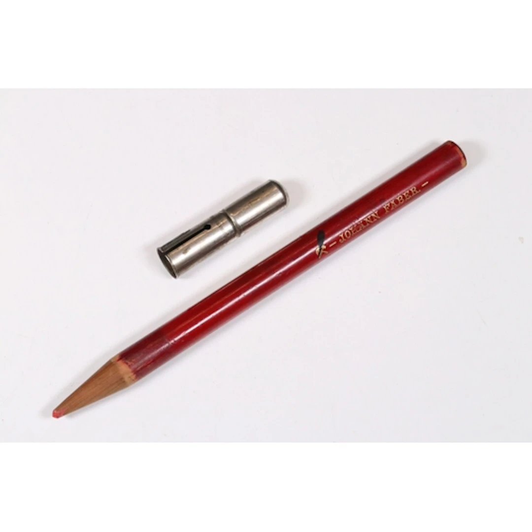 Johann Faber advertising oversized pencil, having metal cap,...