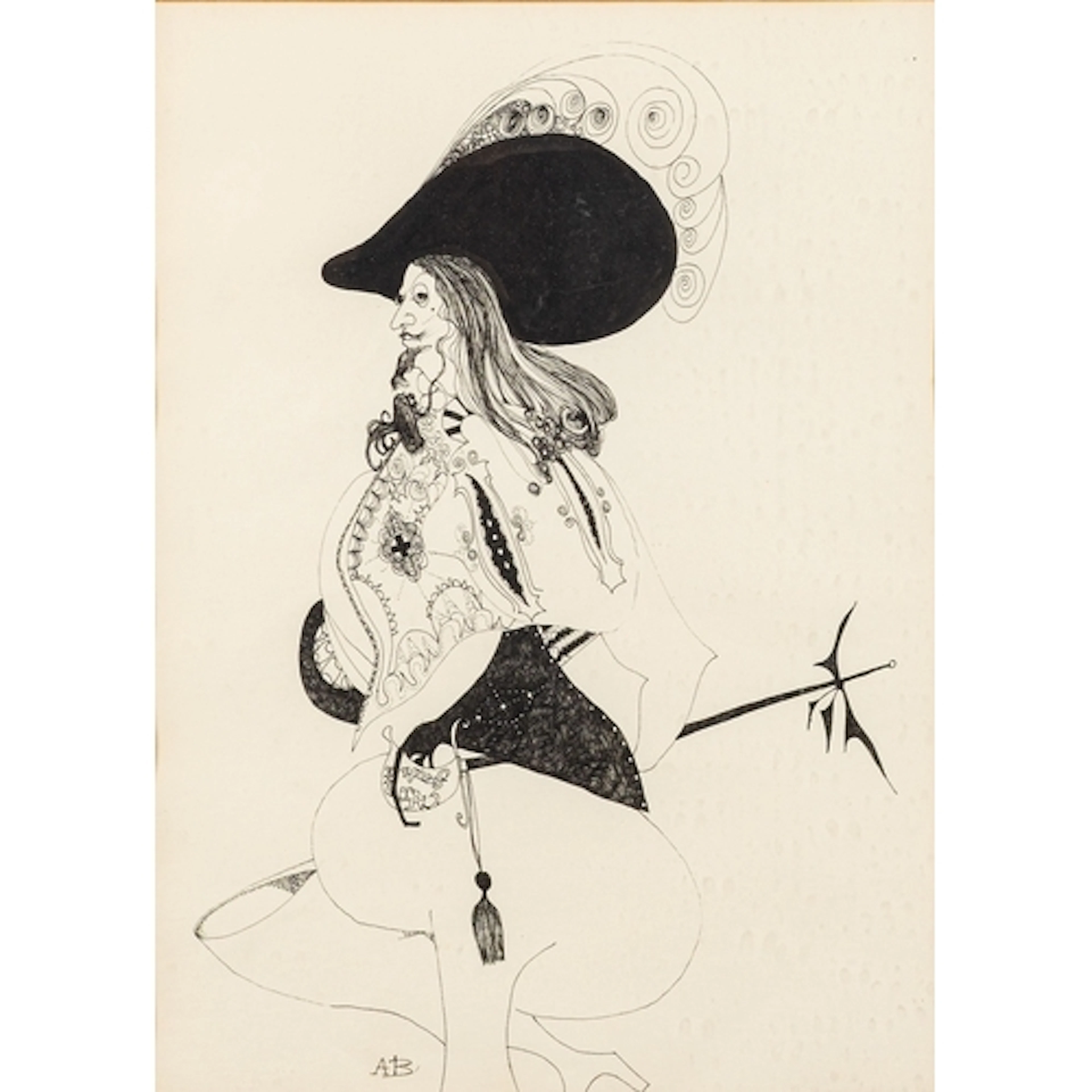 In the manner of Aubrey Beardsley (British, 1872-1898) - Ar...