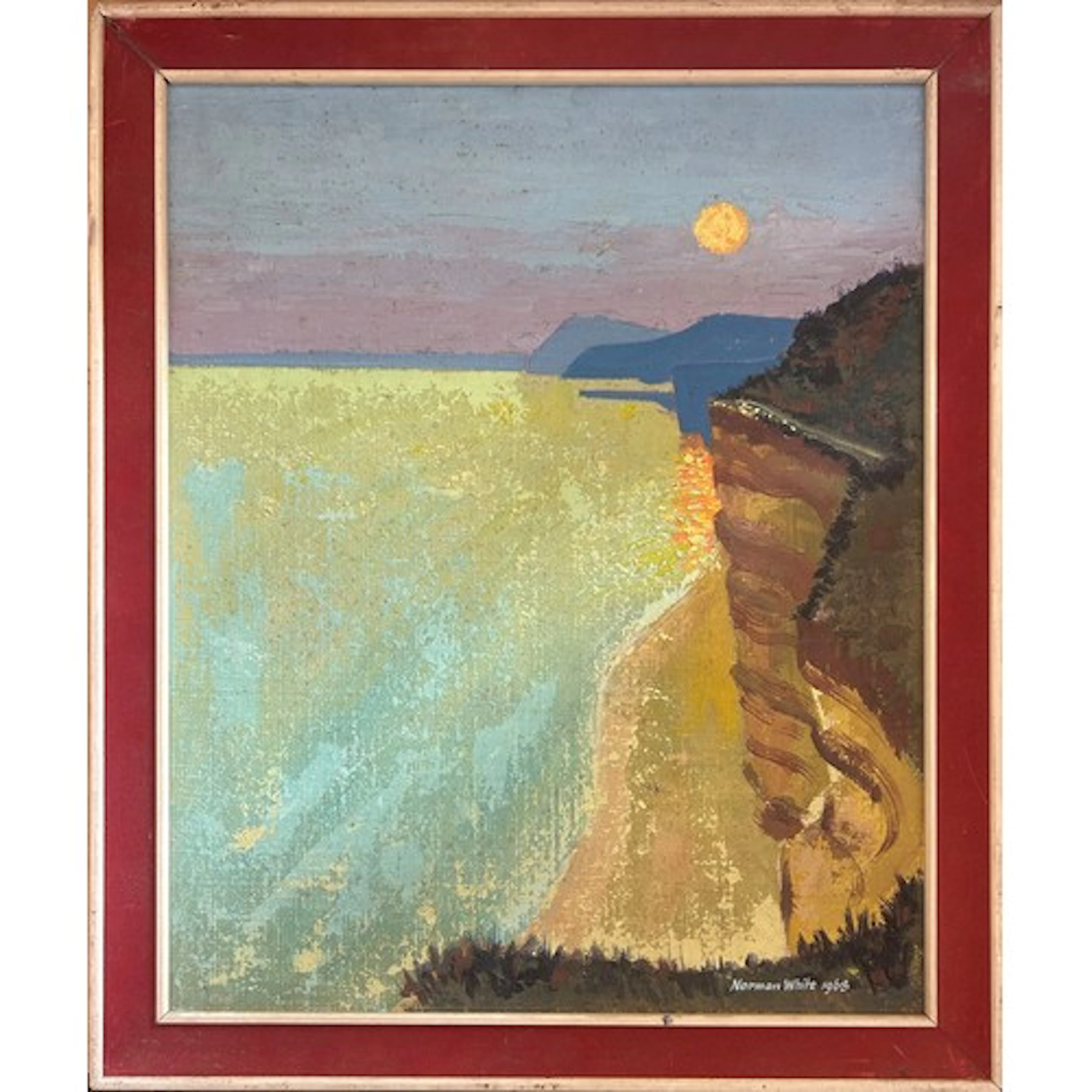 Norman Saunders-White, (1930-2024), 'Evening Sun near West ...