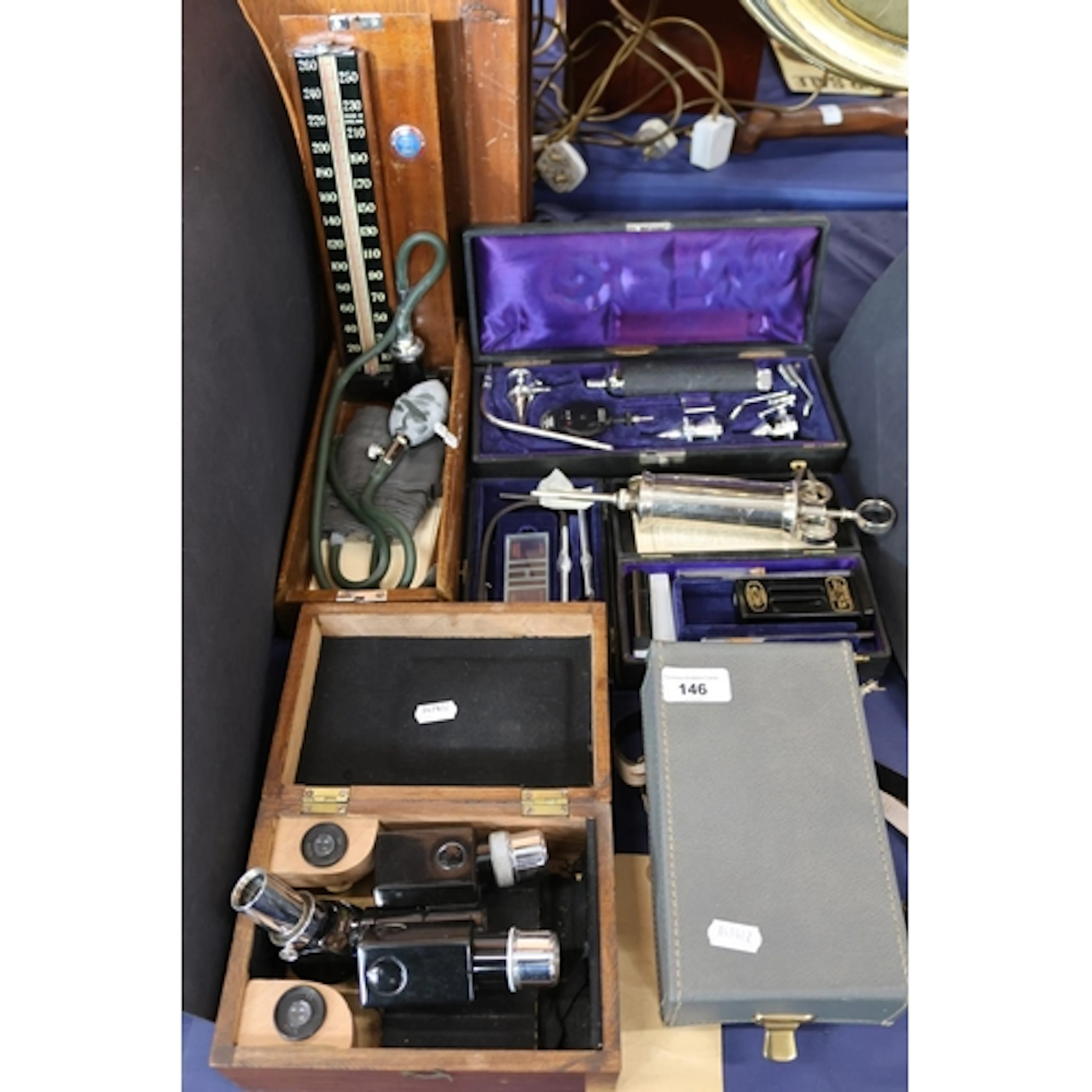 Medical equipment including ophthalmoscope, lenses, etc.