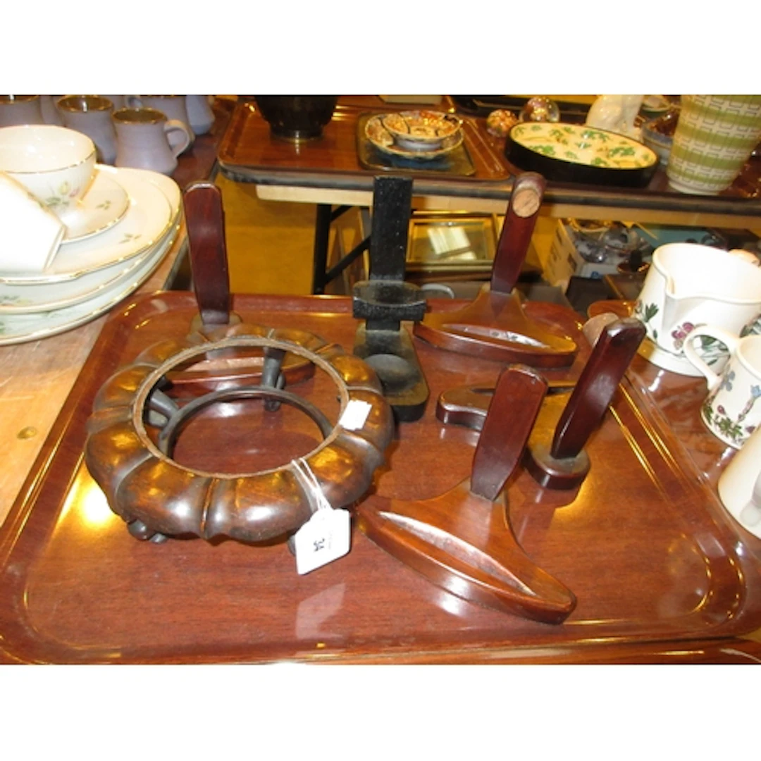 Six Wooden Stands