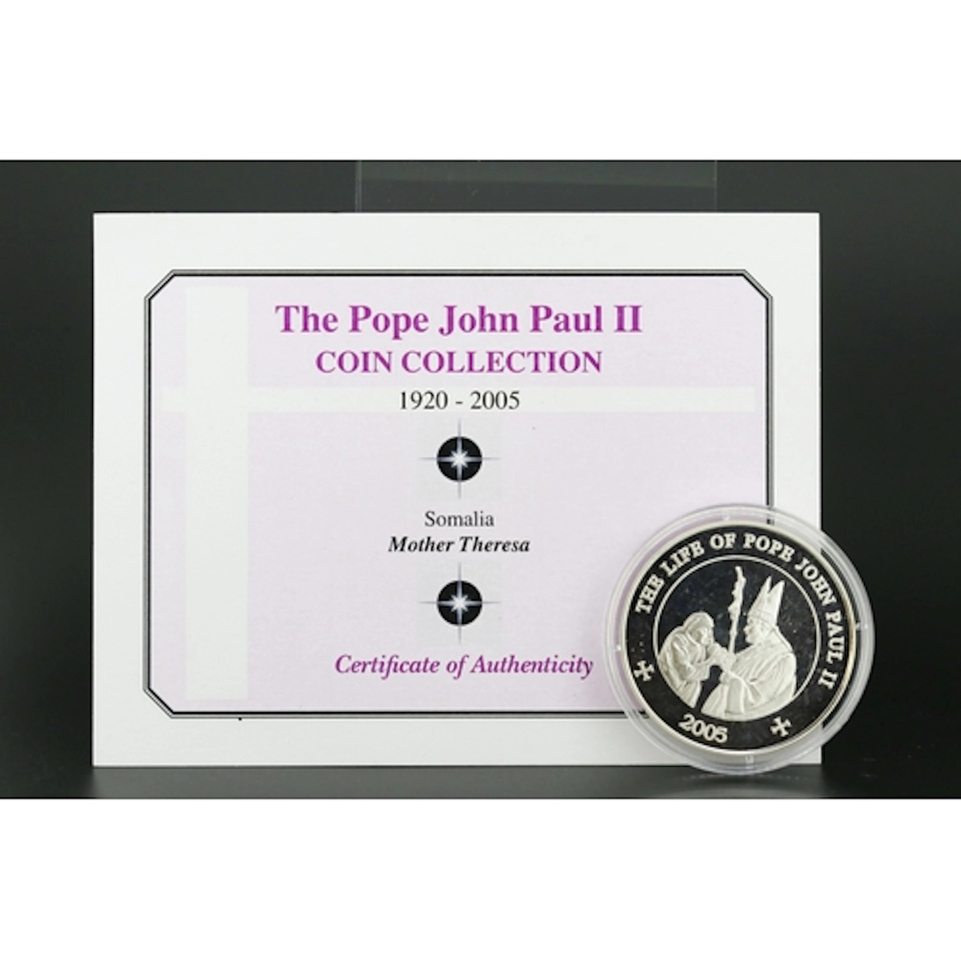 The Pope John Paul II Coin Collection 1920 - 2005 Sterling S...