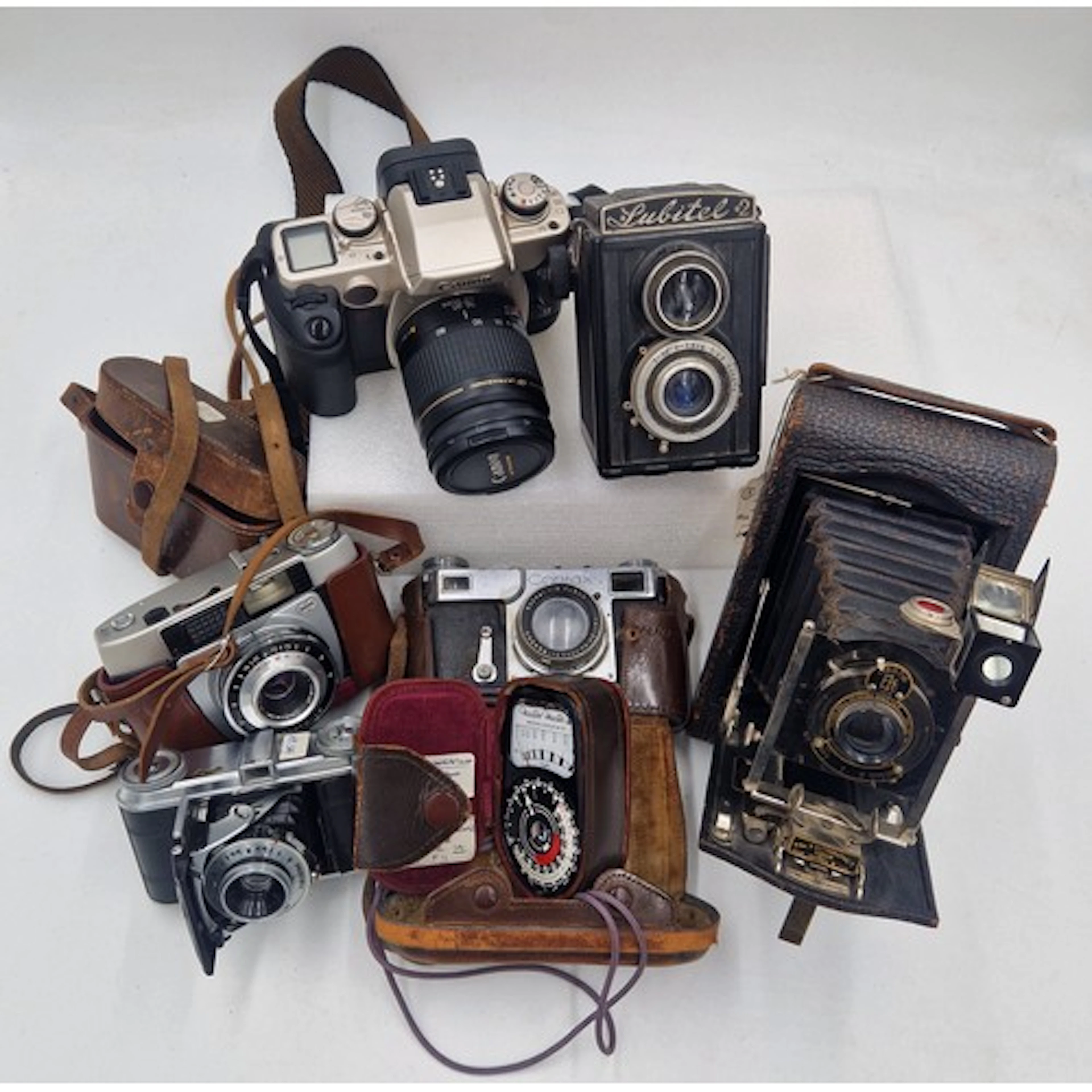 Camera equipment to include Canon EOS 50E eye control with 2...