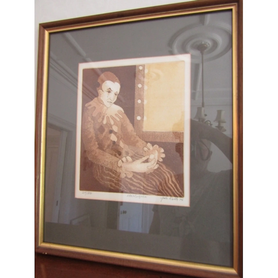 John Kelly Harlequin Lithograph Signed Title and Numbered Ap...
