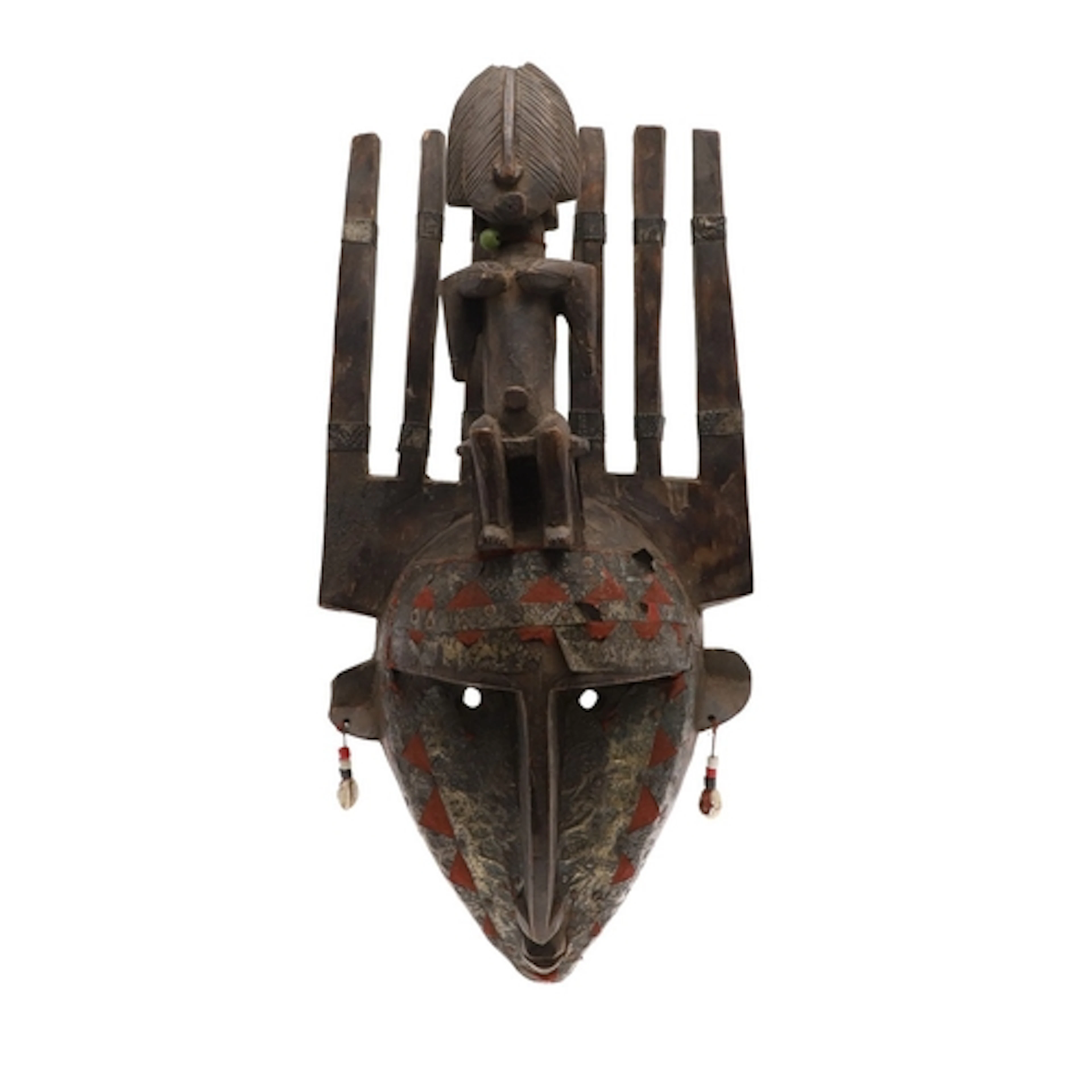 A BAMANA NTOMO MASK, MALI. An elaborate Bamana/Bambara mask ...