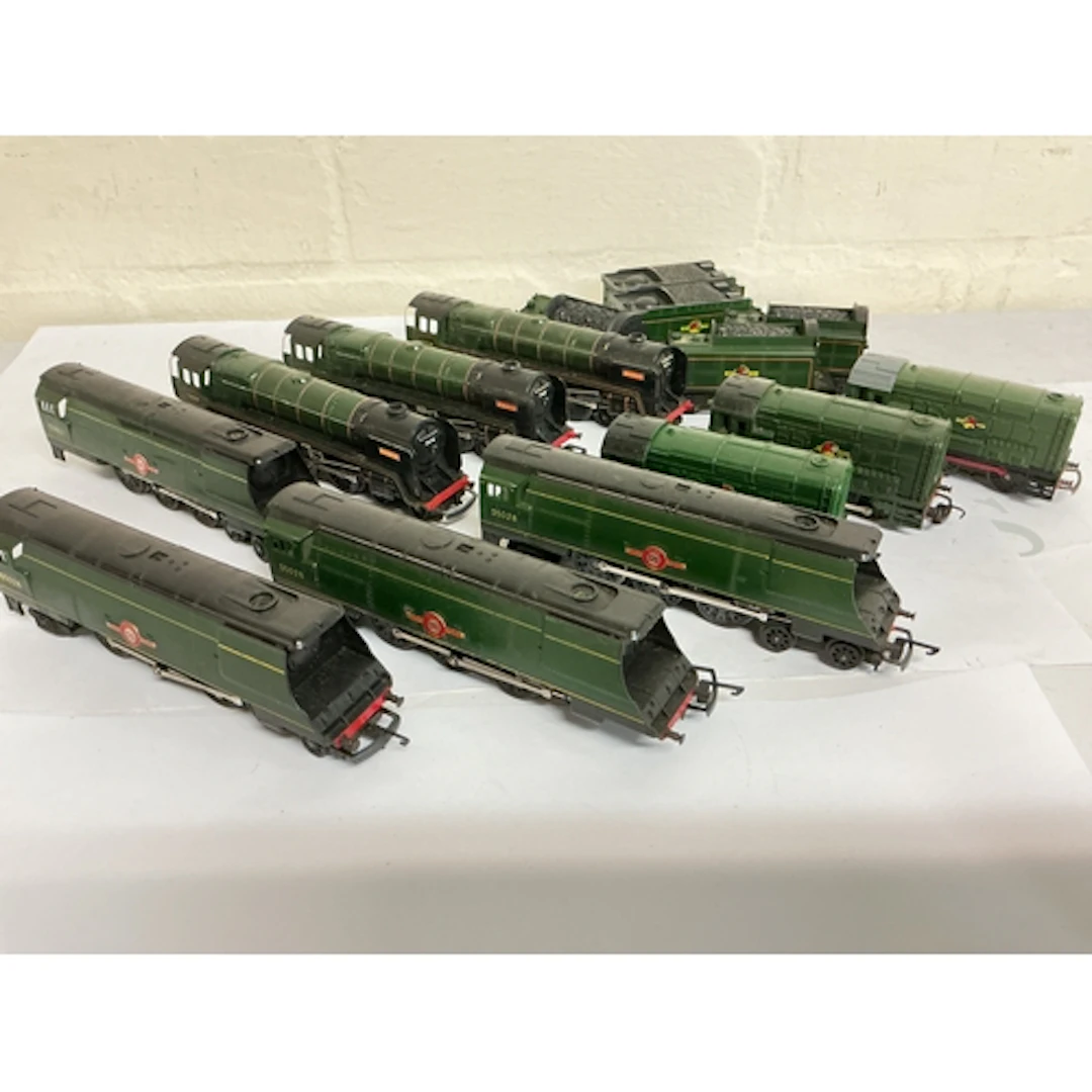 A Collection Of 10 Tri-Ang TT Gauge Locomotives. No Reserve.