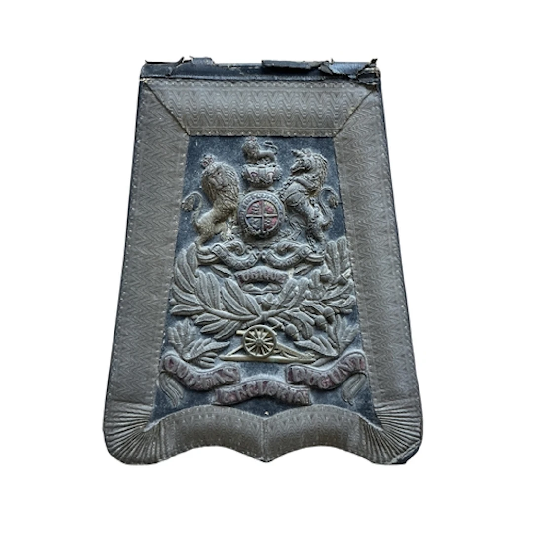 A Victorian Royal Artillery officer's full dress gilt metal ...