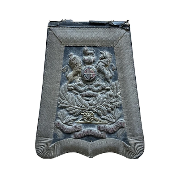 A Victorian Royal Artillery officer's full dress gilt metal ...