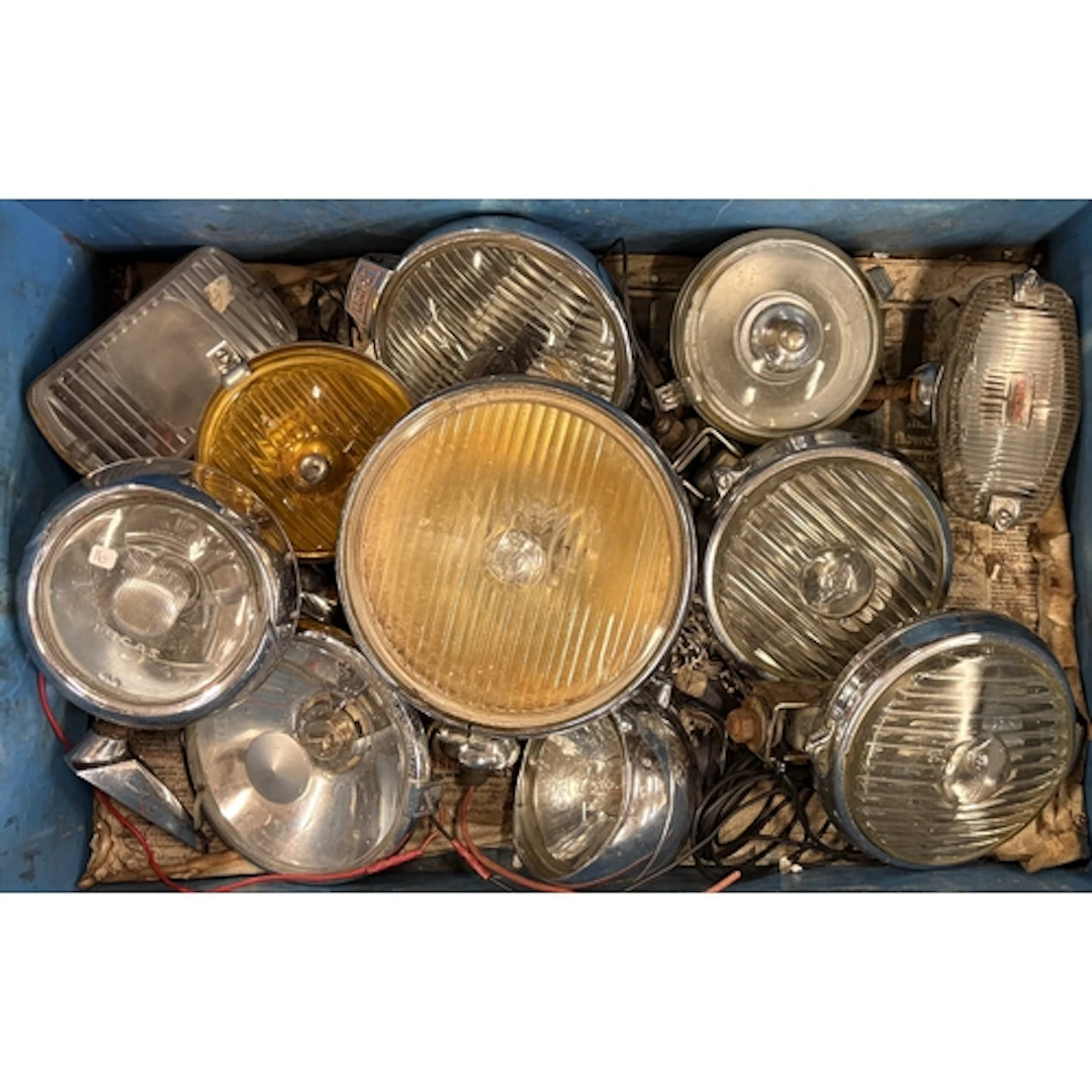 A collection of Lucas and Stadium spotlights etc. Est. £20 -...