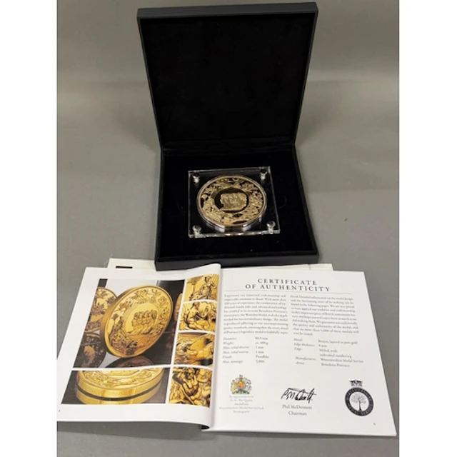 A 2015 Battle of Waterloo Bicentenary Commemorative Medal by...