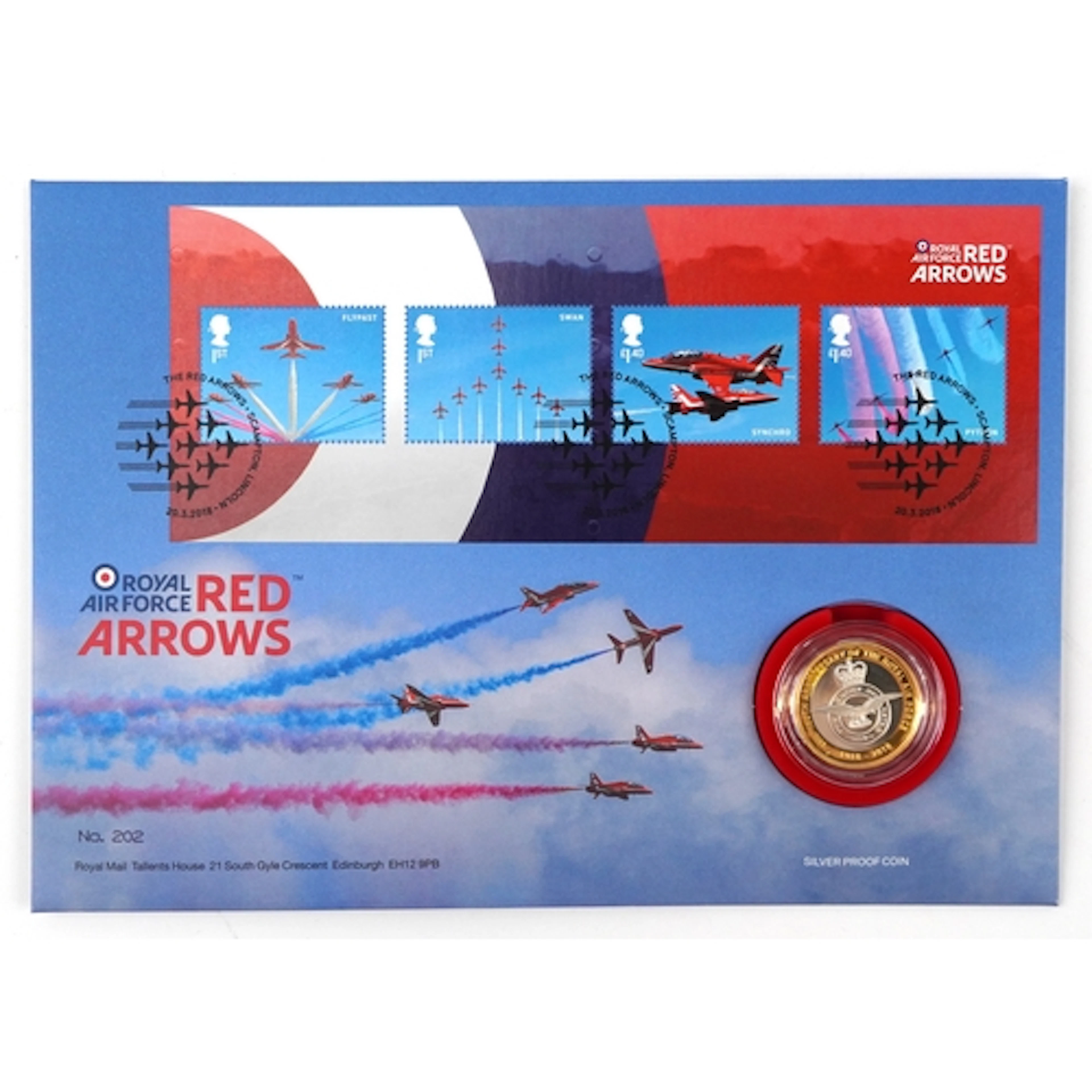 Royal Mint and Royal Mail commemorative coin covers includin...