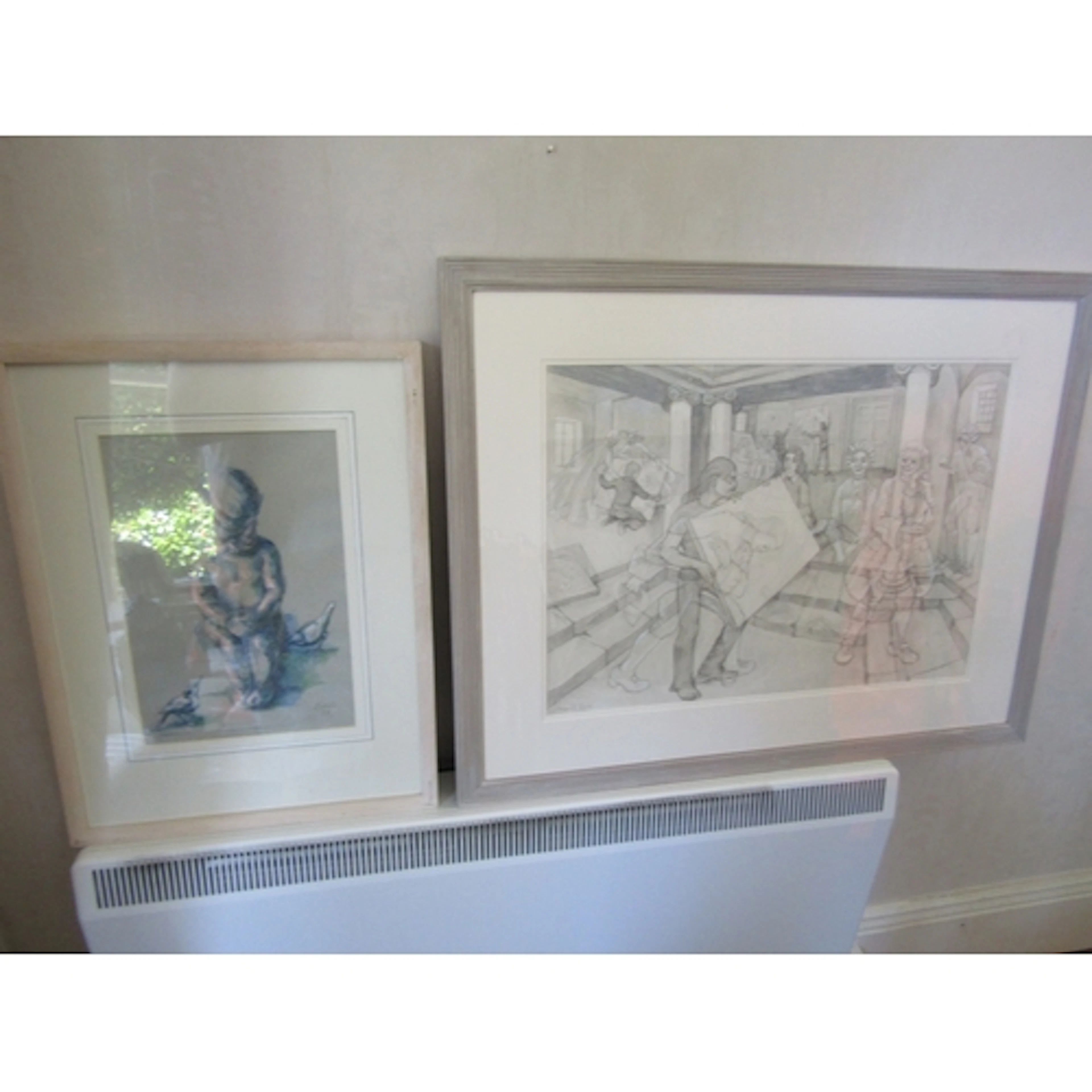 Two Original Watercolours Margaret Gowan The Enigma of the P...