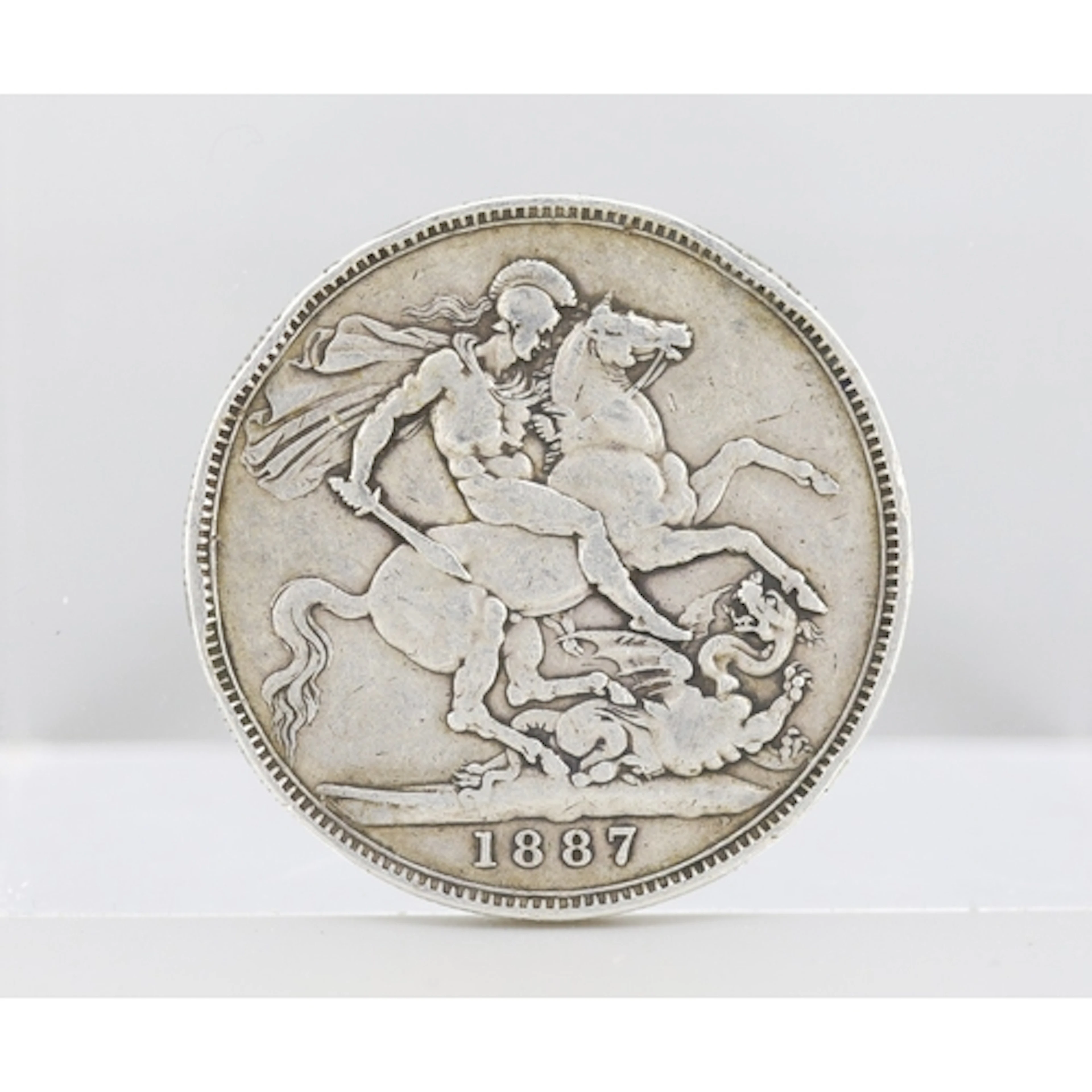 Sterling Silver British Crown Coin, Queen Victoria Jubilee H...