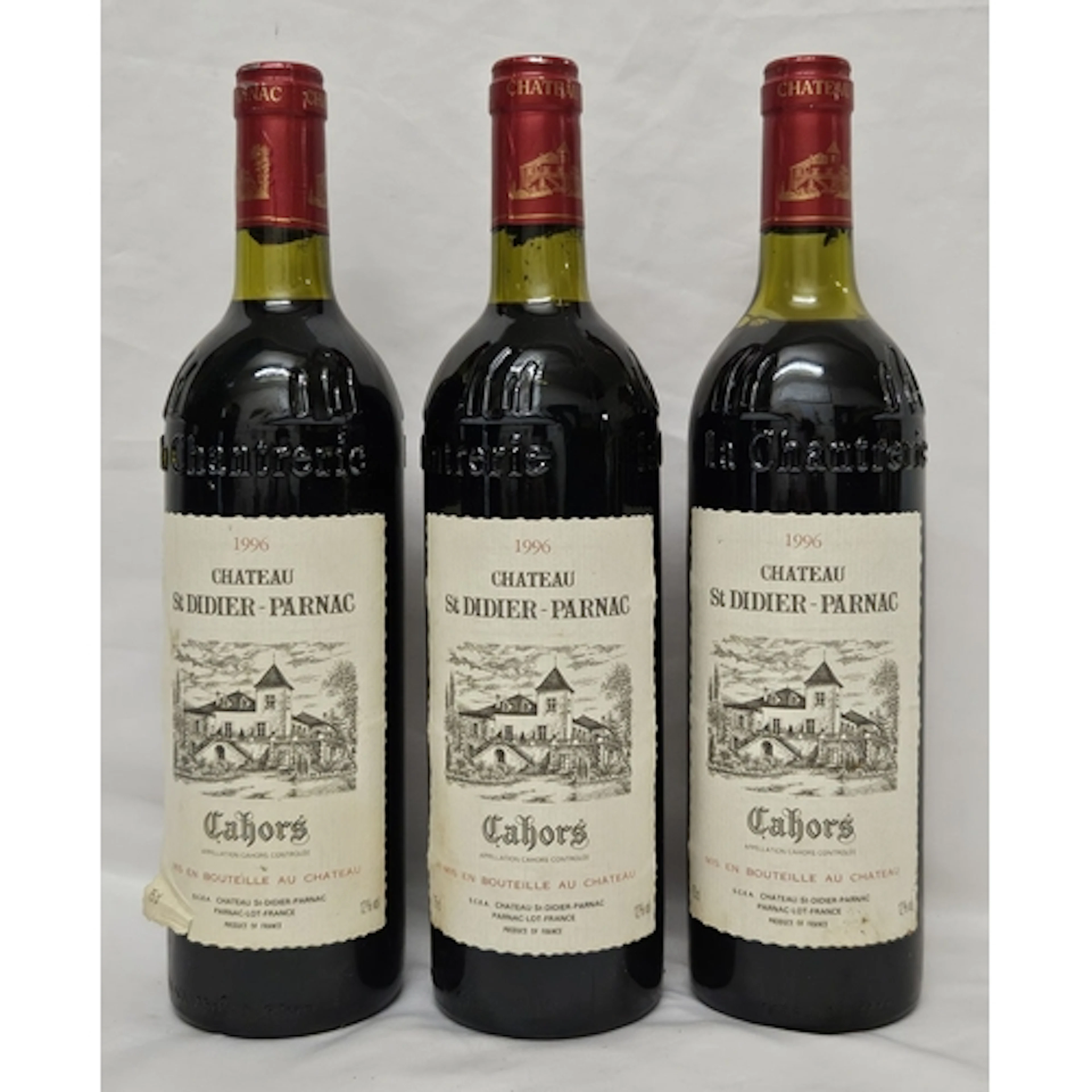 Red wine: Cahors Chateau St Didier-Parnac 1996 (3 75 cl bott...