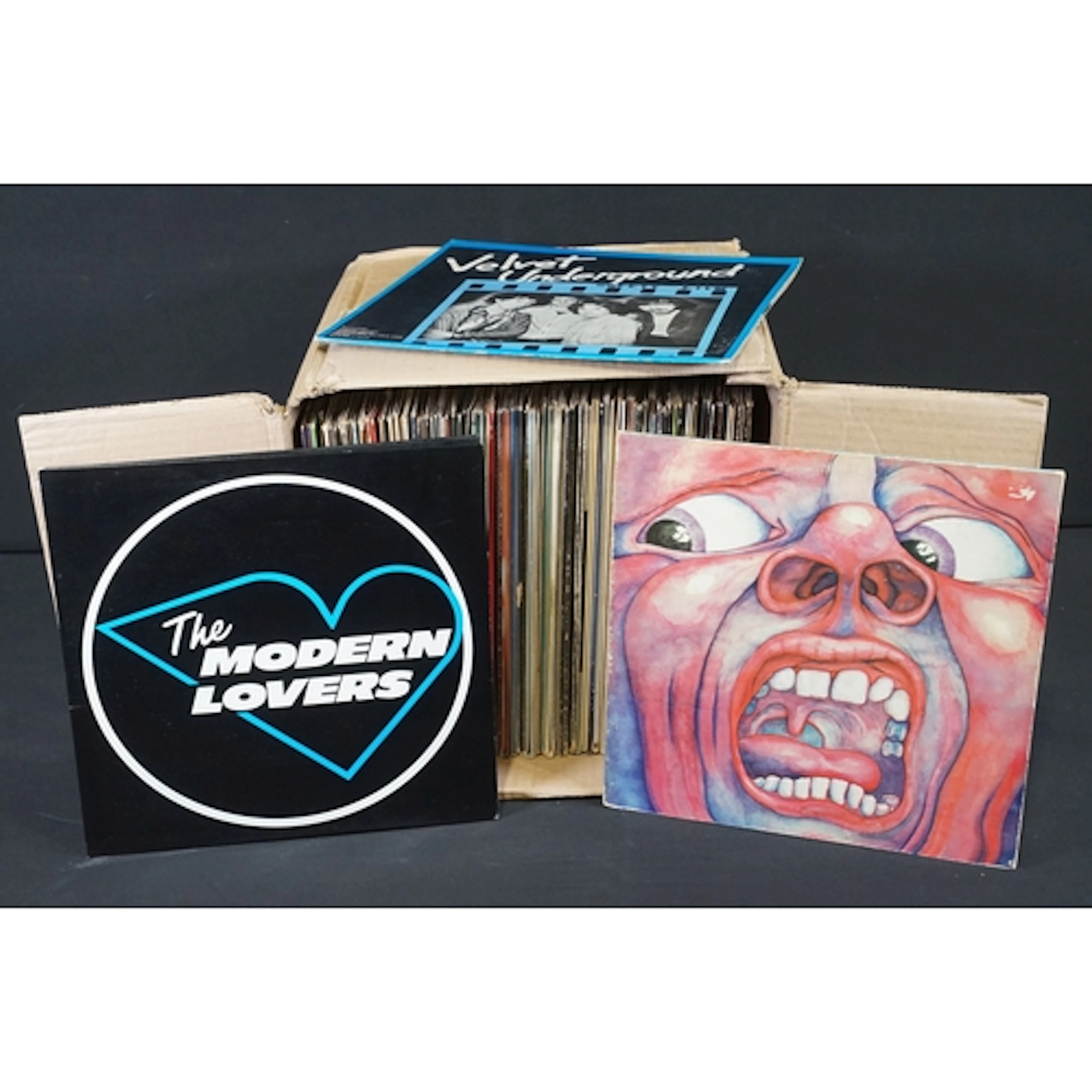 Vinyl - 80 rock & pop LPs to include King Crimson, Velvet Un...