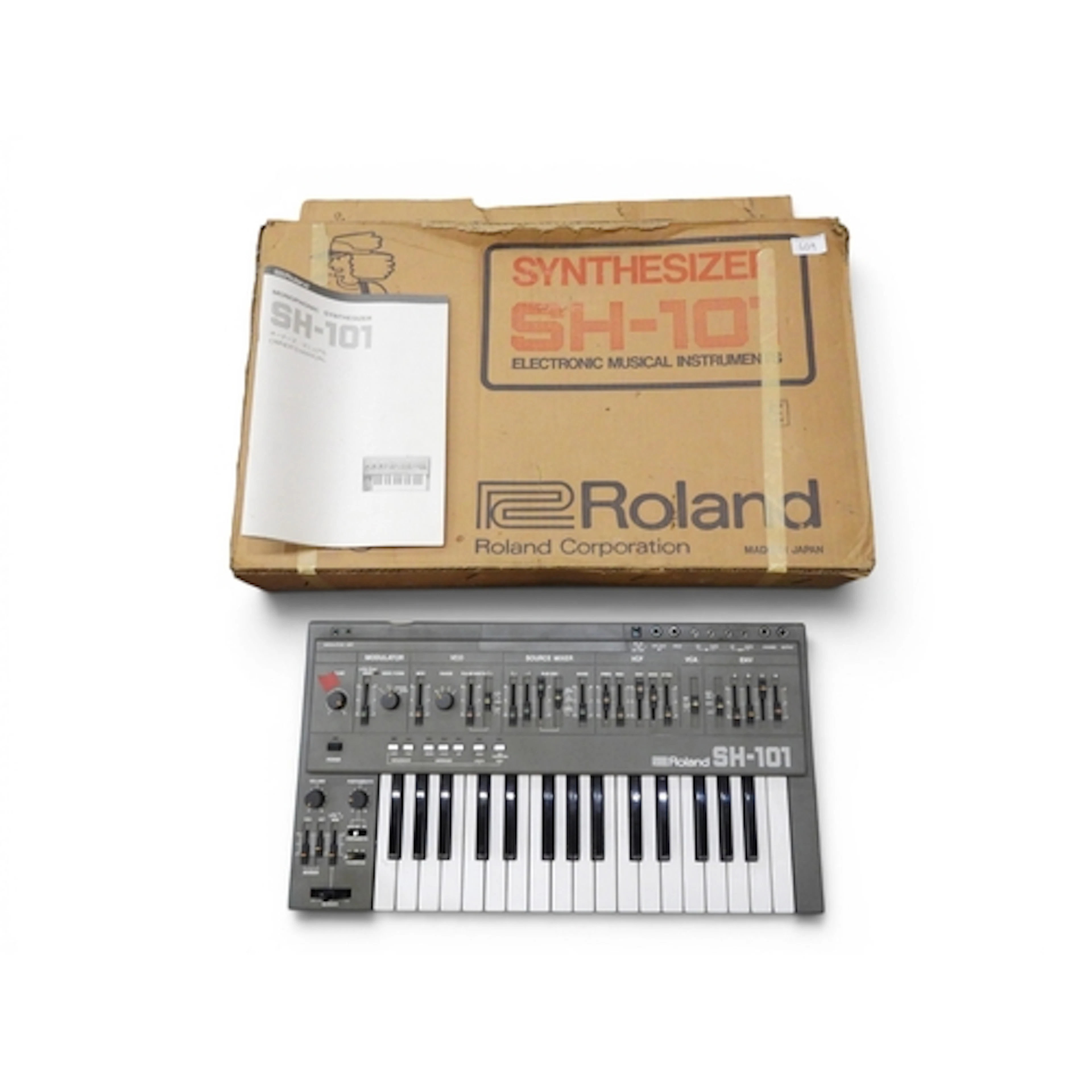 Analogue Synthesiser - ROLAND SH-101 32-key monophonic analo...