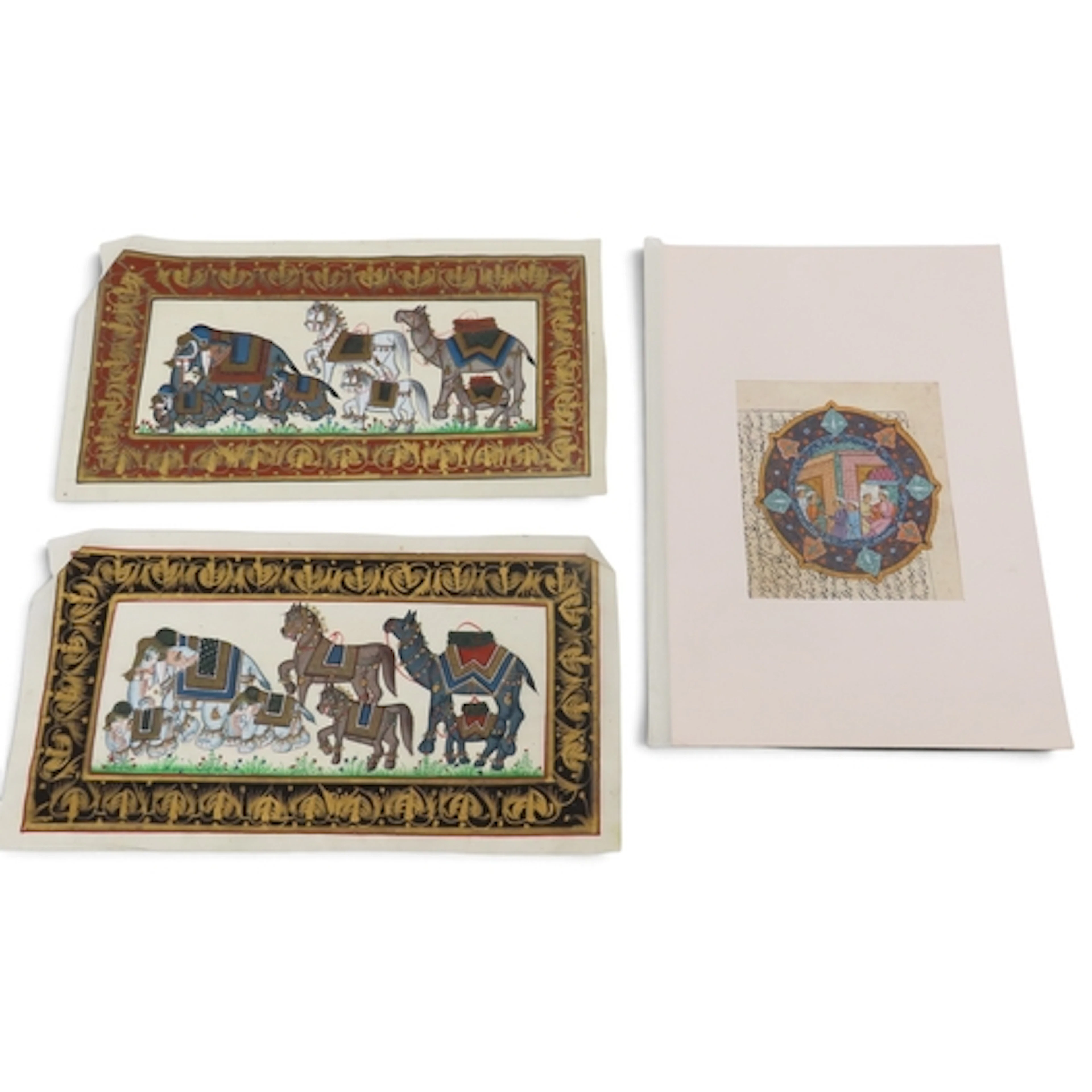 A Chinese ink and watercolour scroll, A contemporary abstrac...