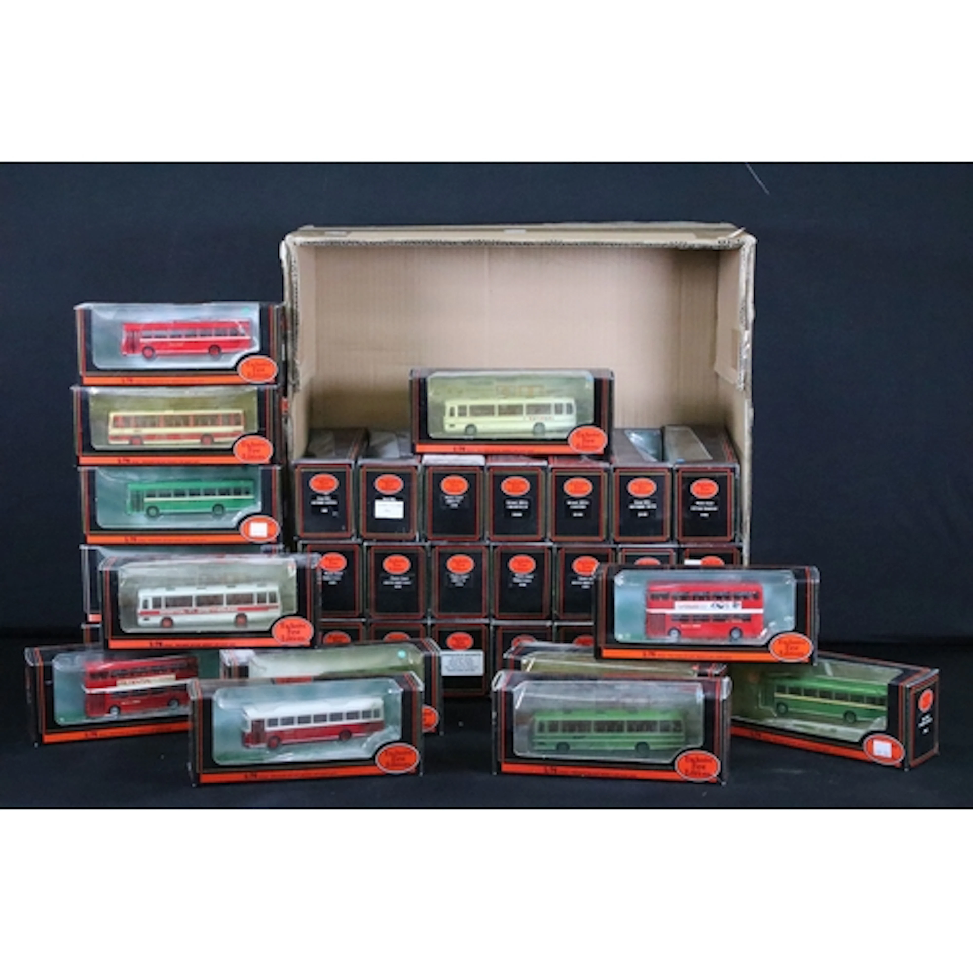 35 Boxed EFE Exclusive First Editions diecast model buses to...