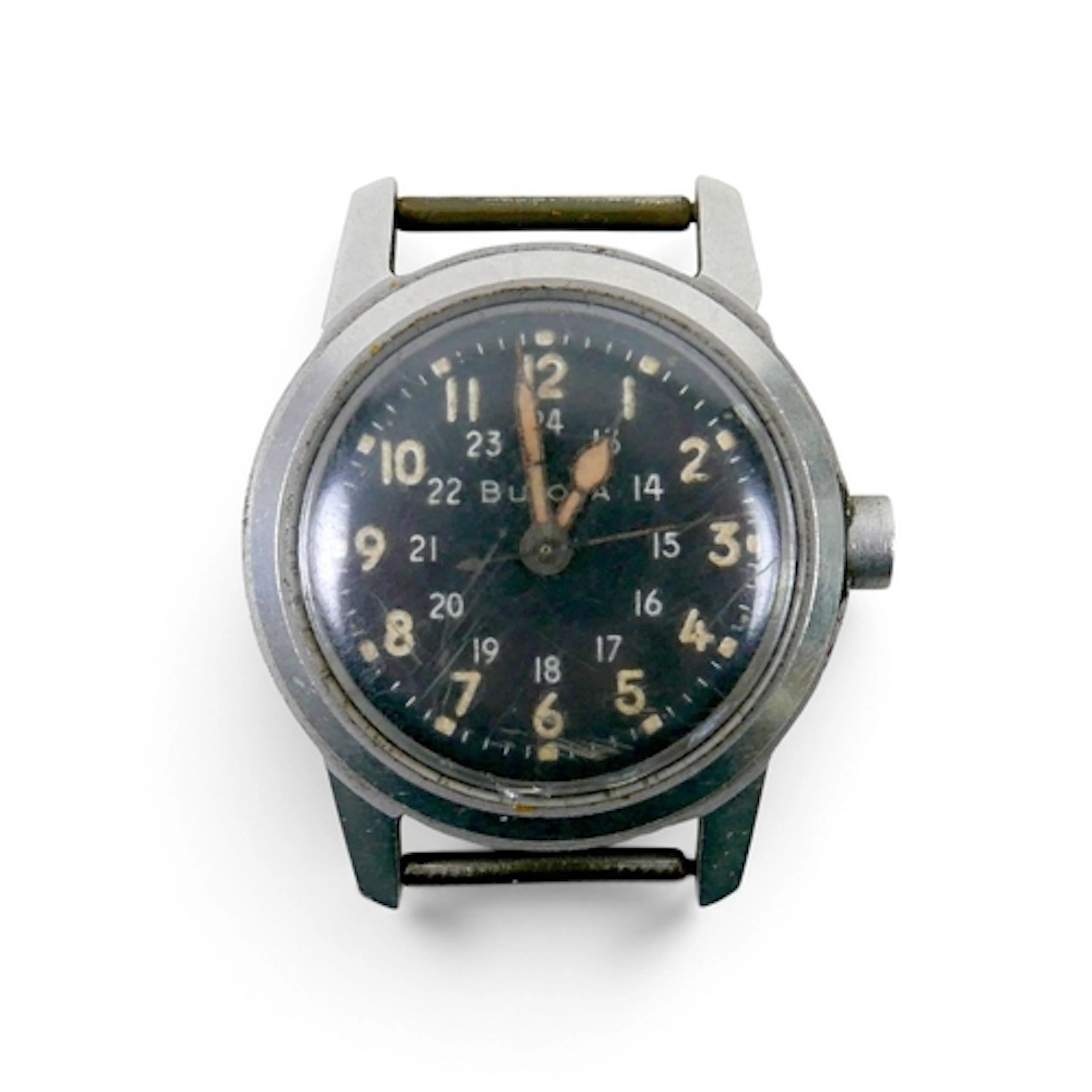 A BULOVA US MILITARY ISSUE VINTAGE NAVIGATOR'S WRISTWATCH. c...