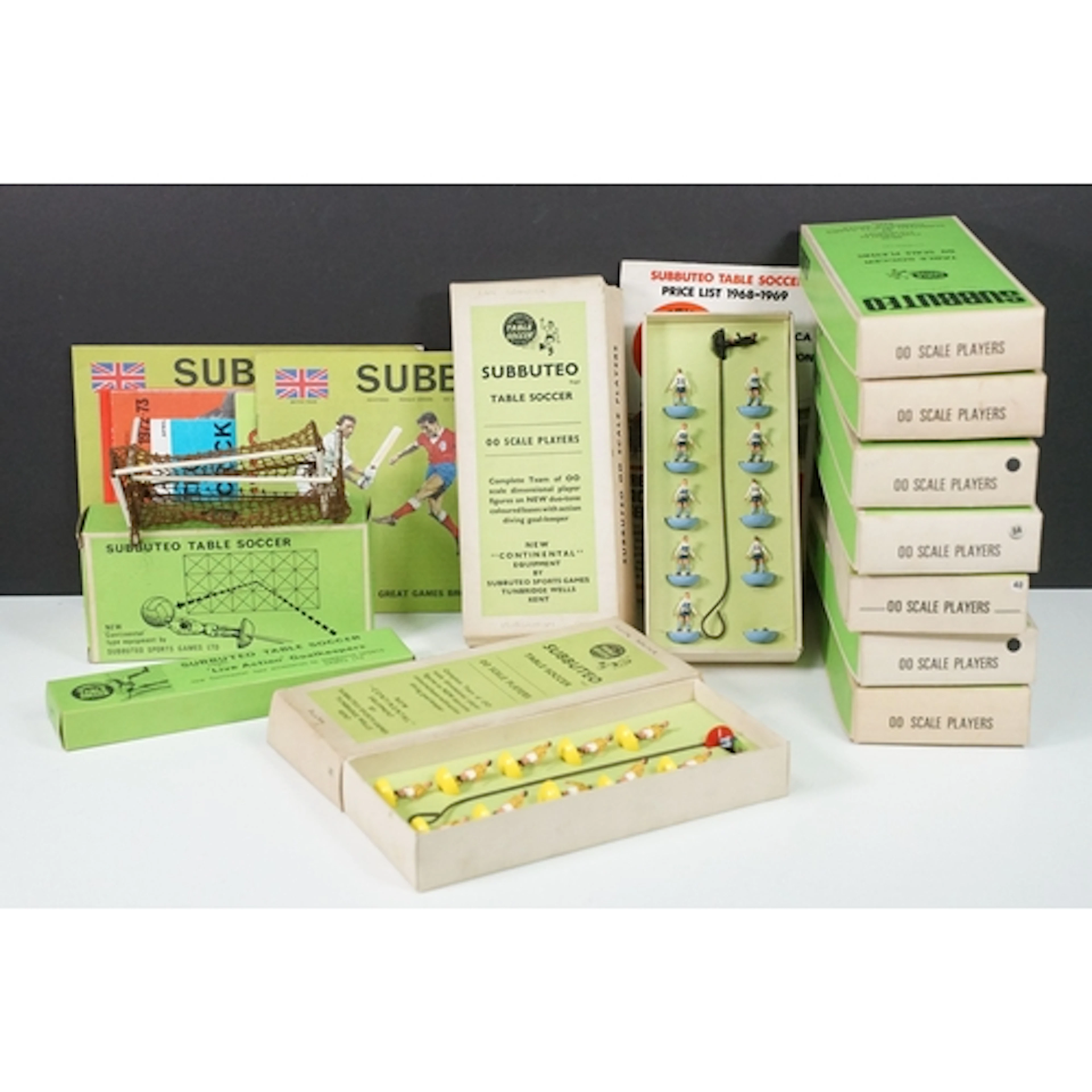 Subbuteo - Nine boxed HW teams to include Bishops Auckland, ...